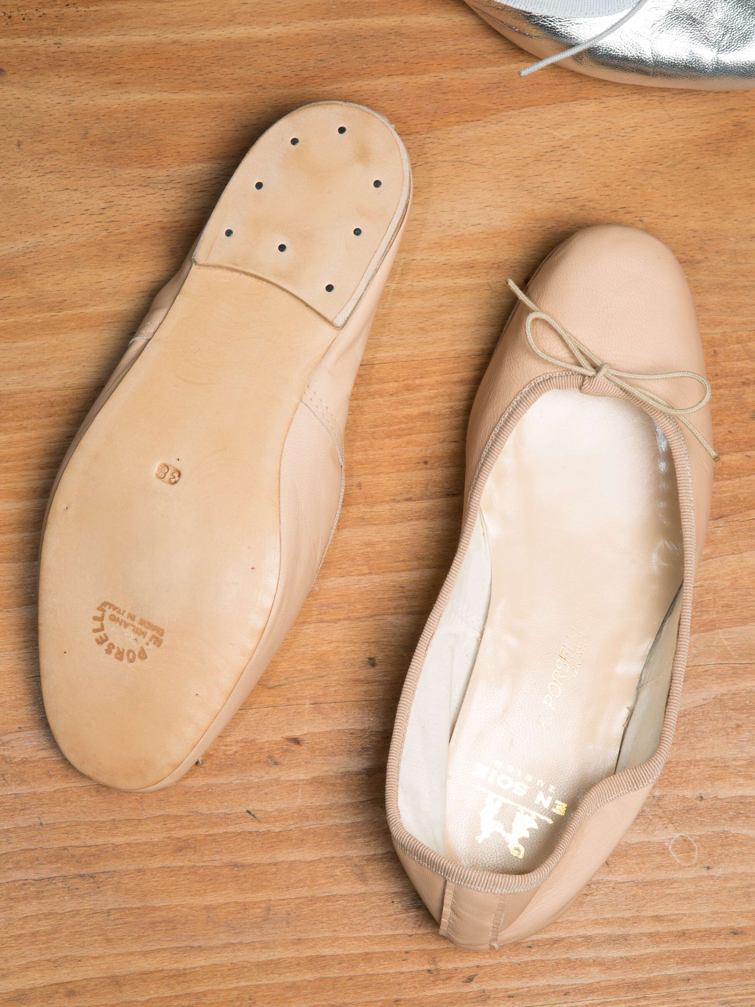 ballerinas on table 