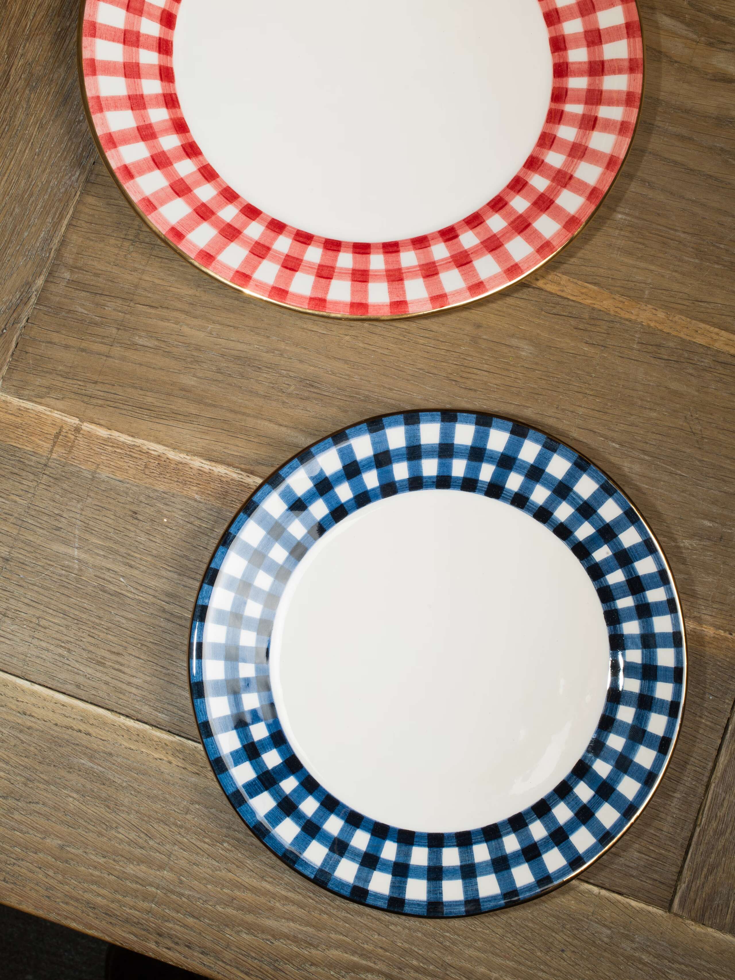 plate on table