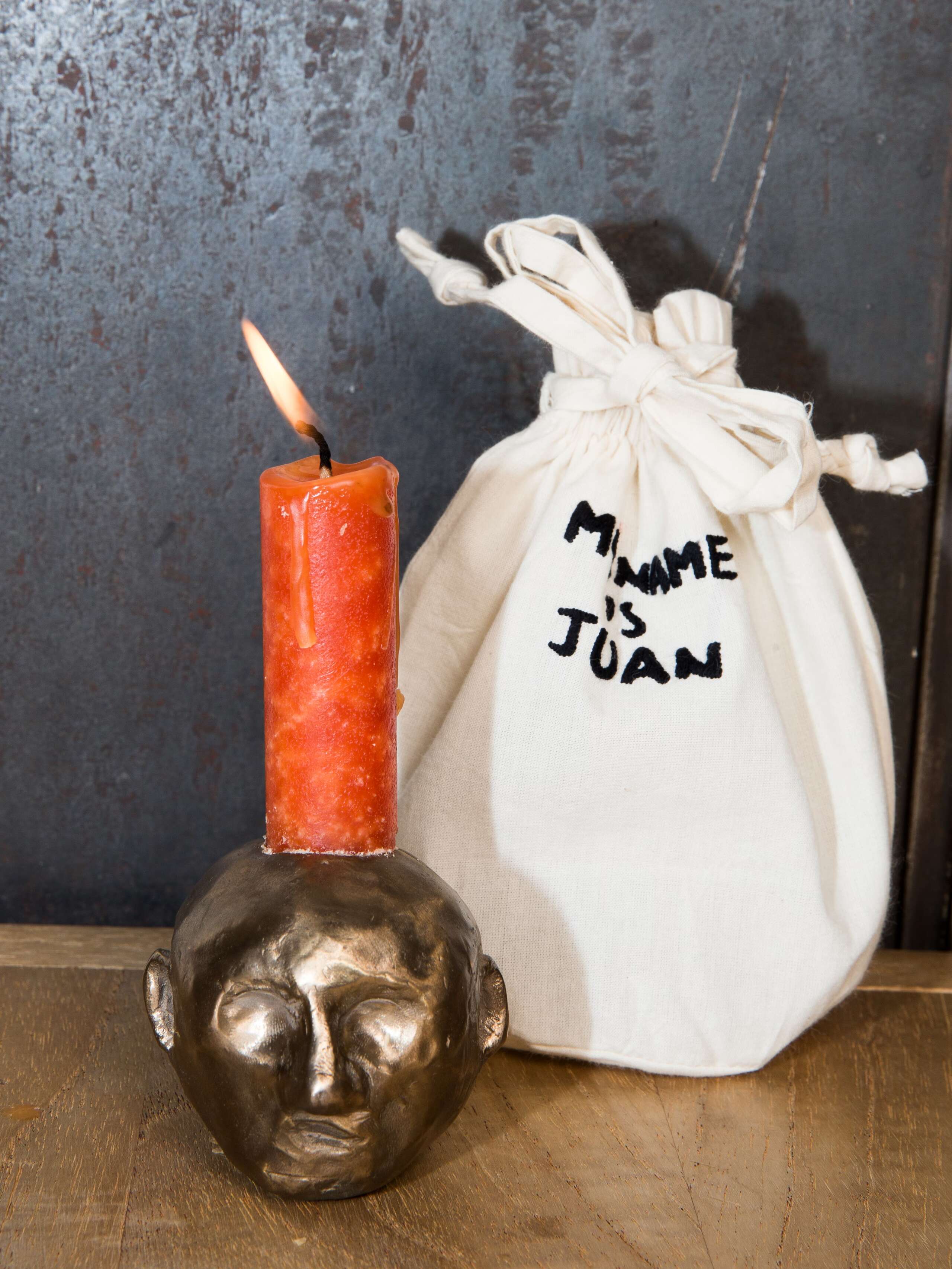 bronze candlestick 