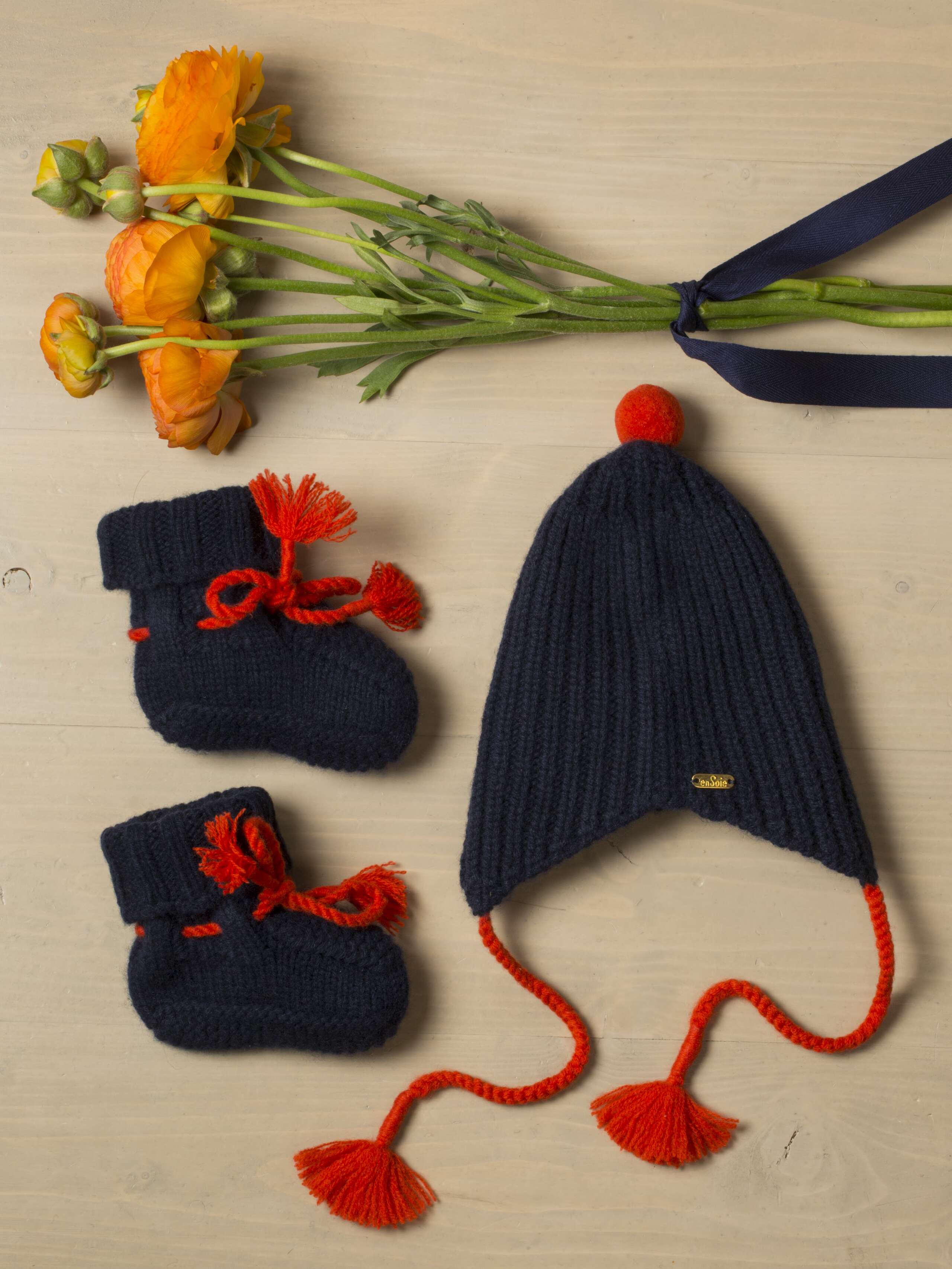 cashmere set navy