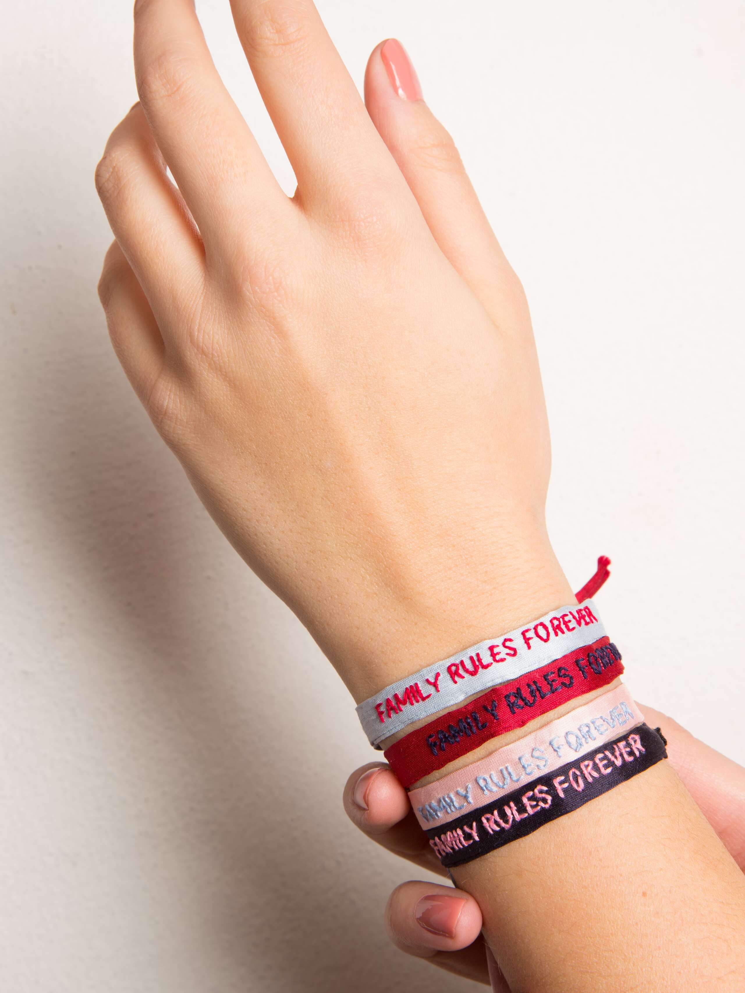family rules bracelet 