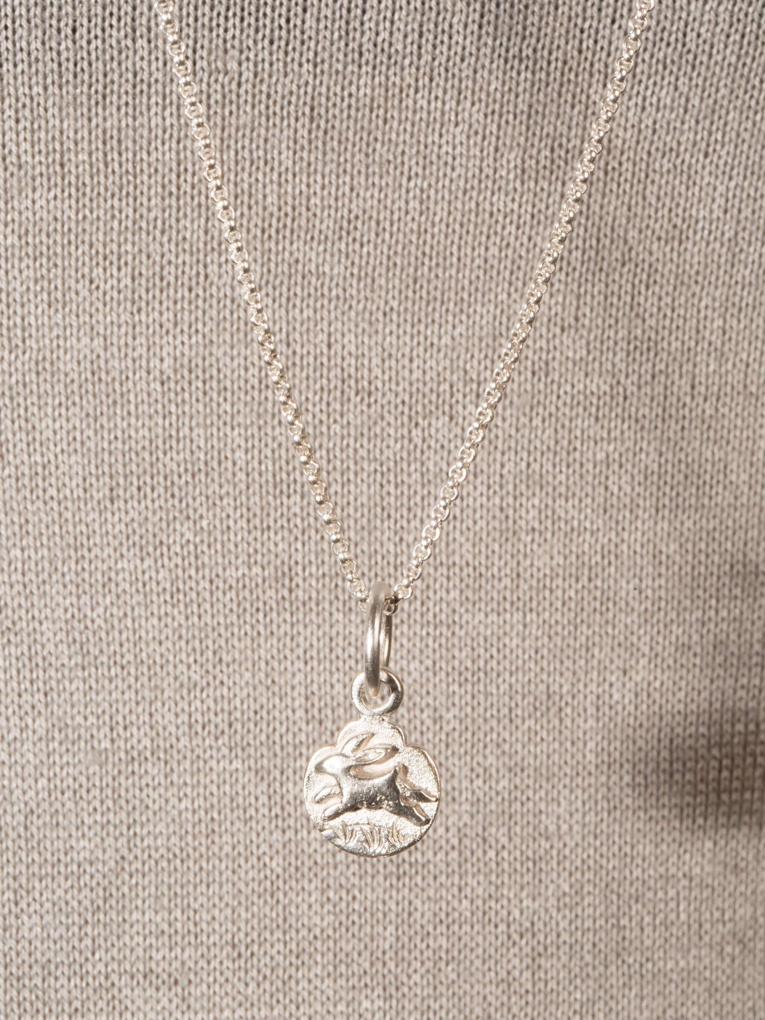 mini rabbit pendant 