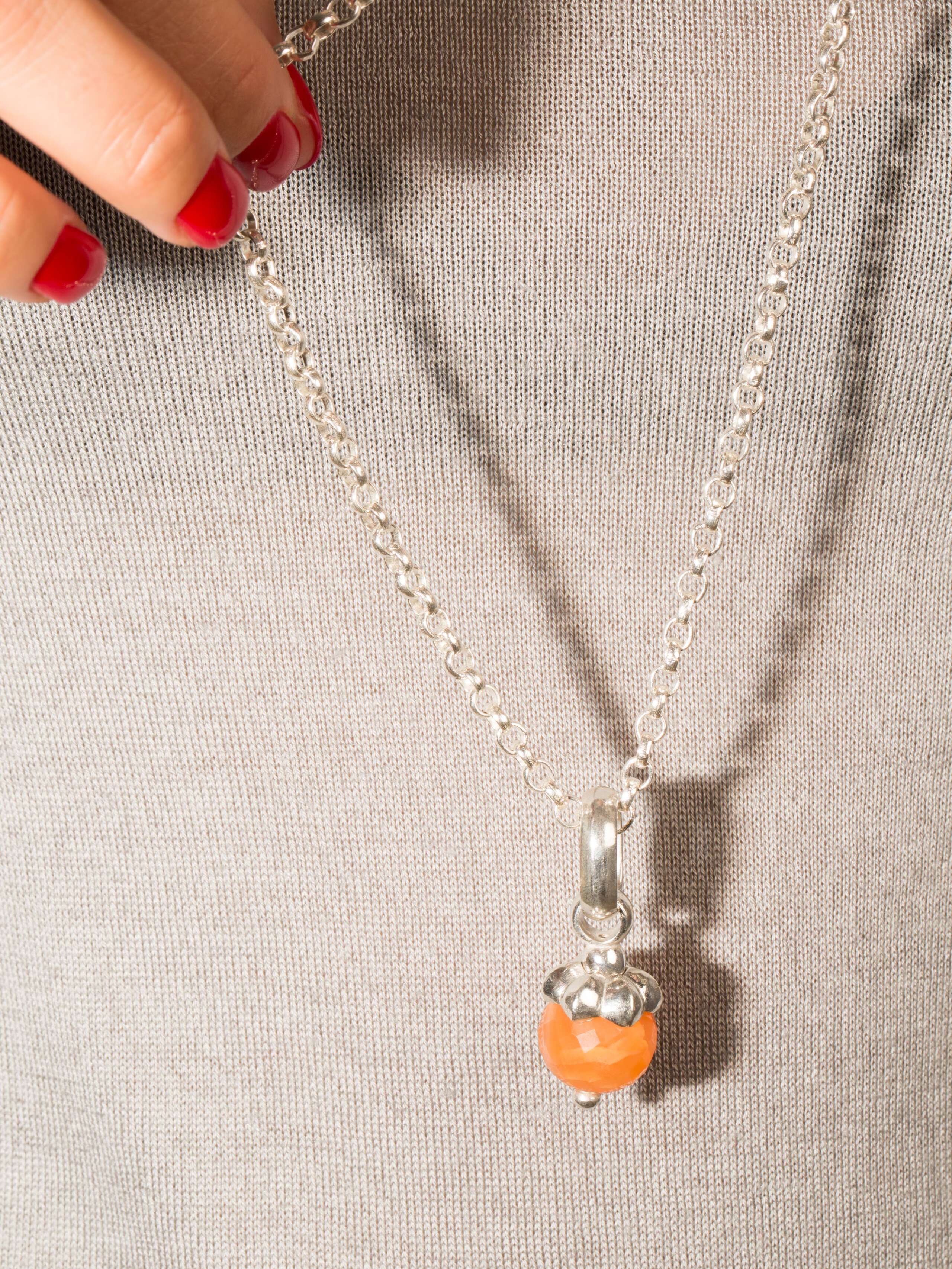 carnelian stone pendant 