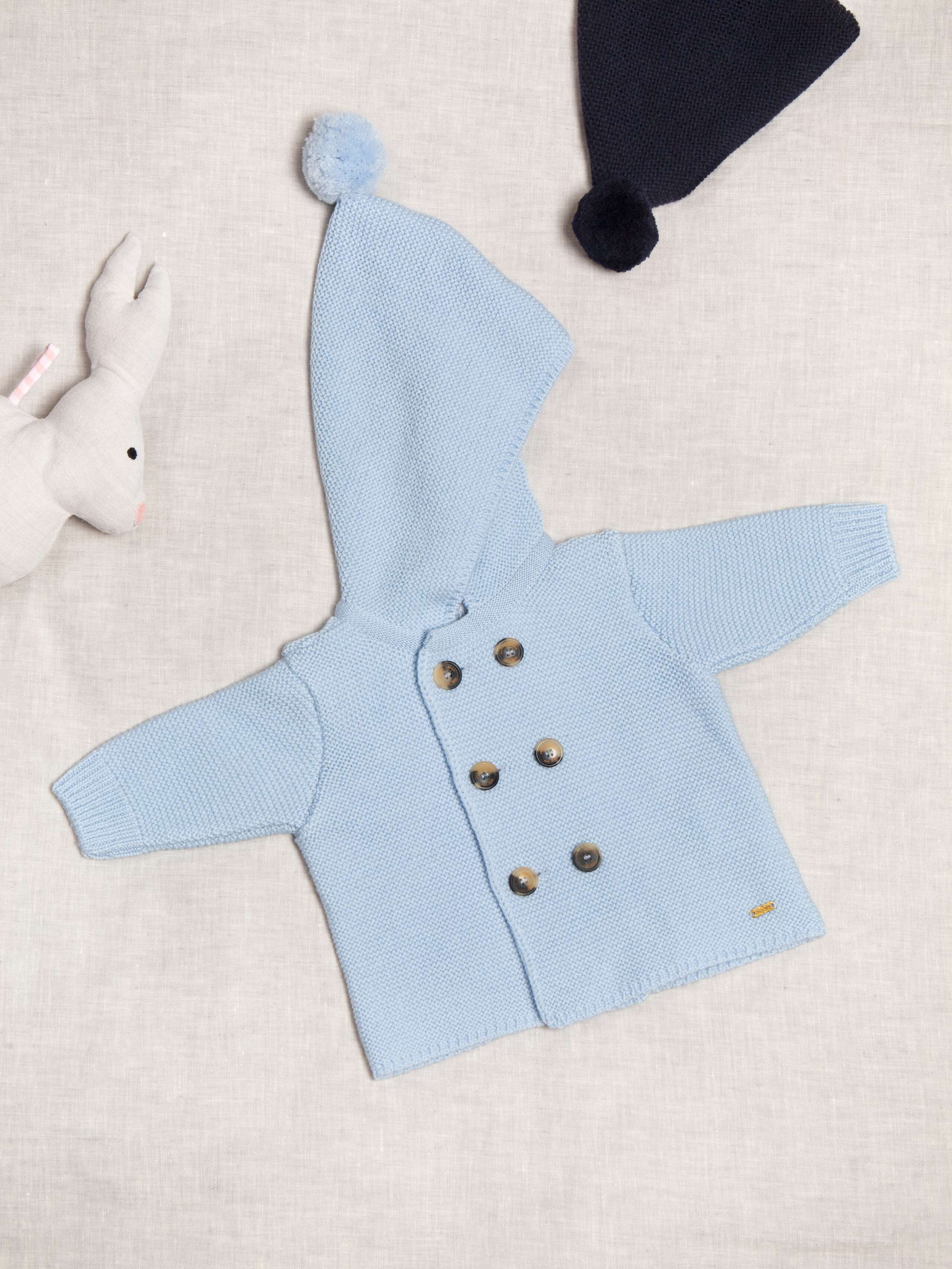 baby cardigan with hood 
