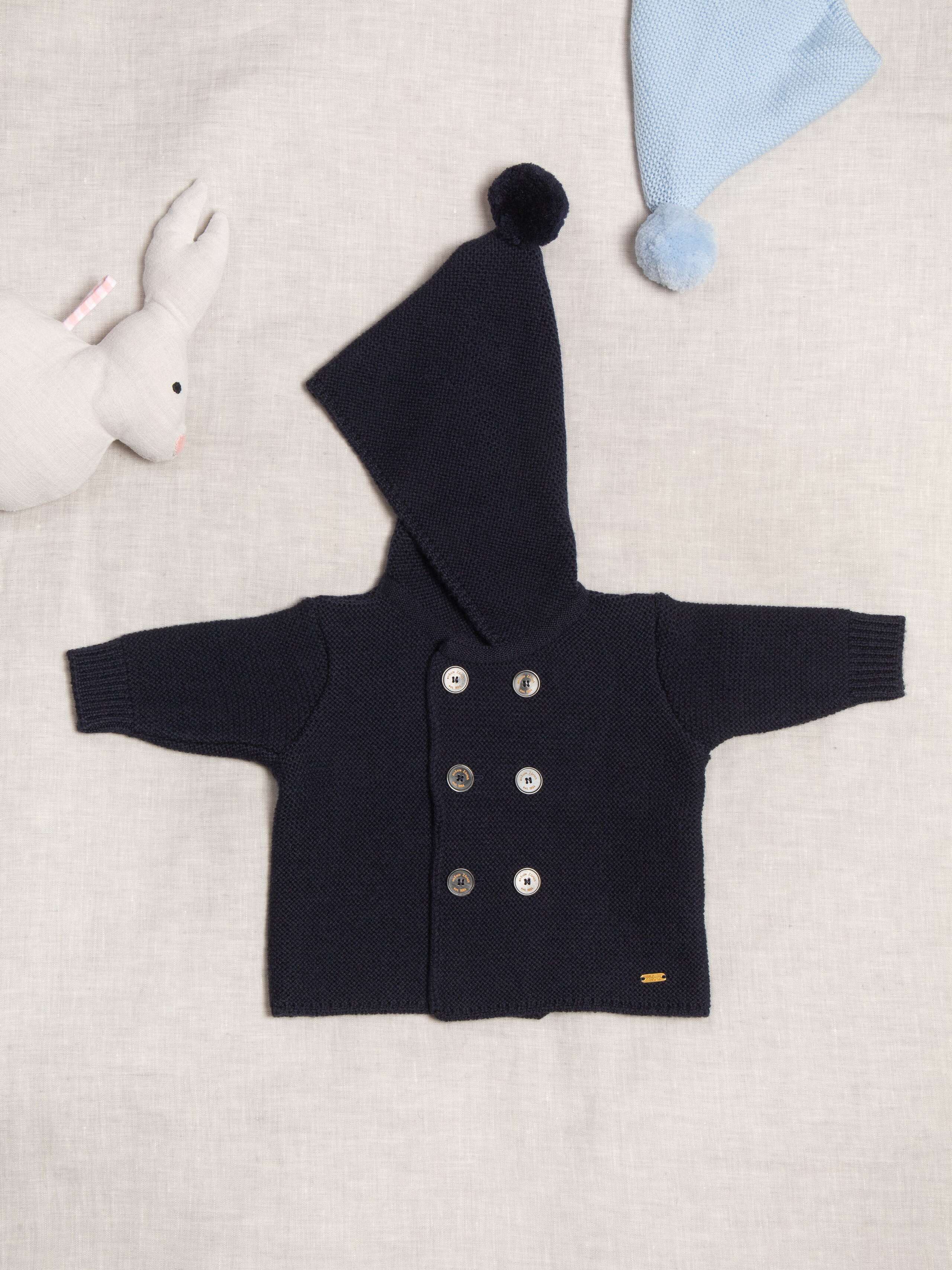 baby cardigan with hood 