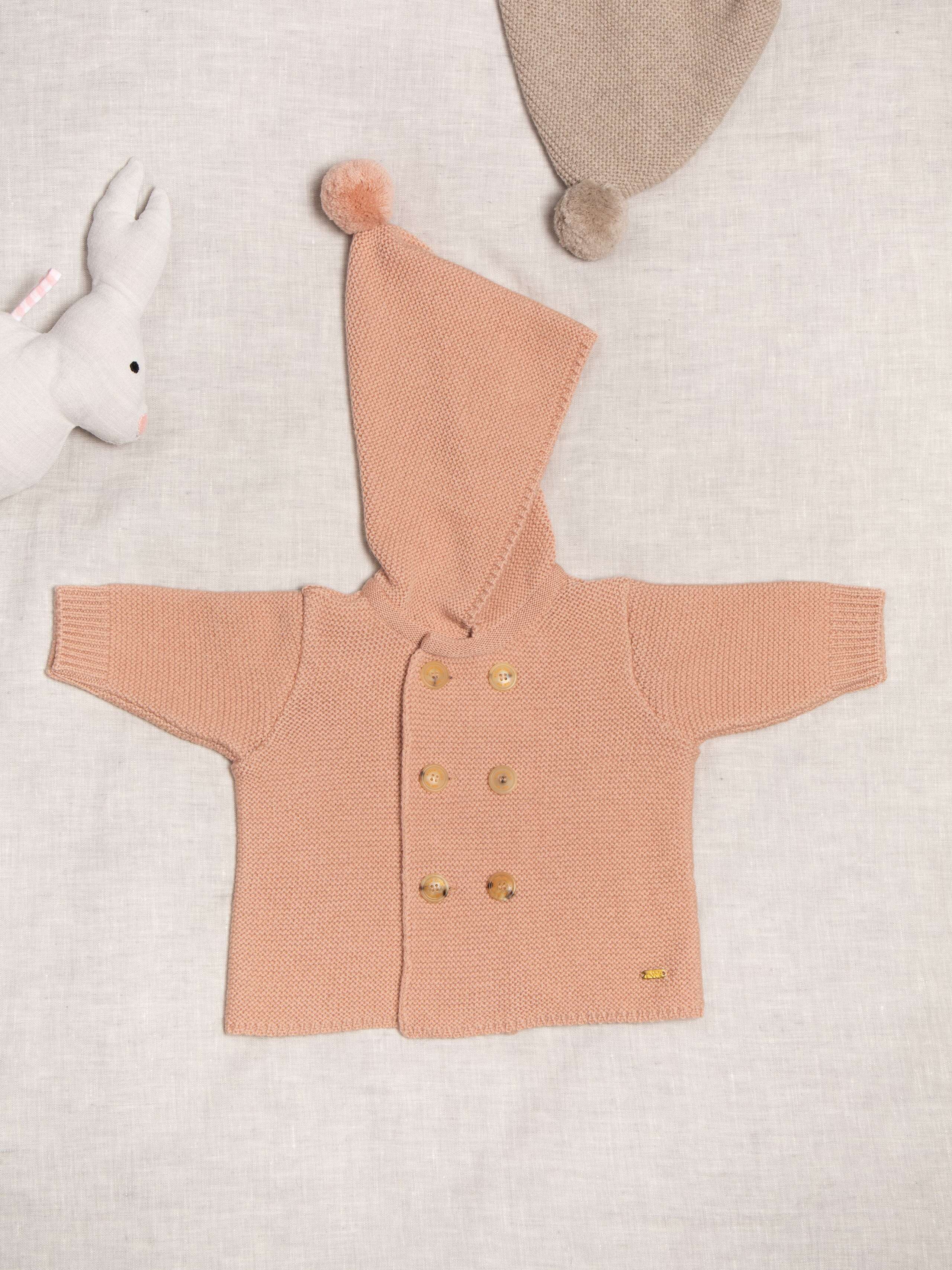baby cardigan with hood 