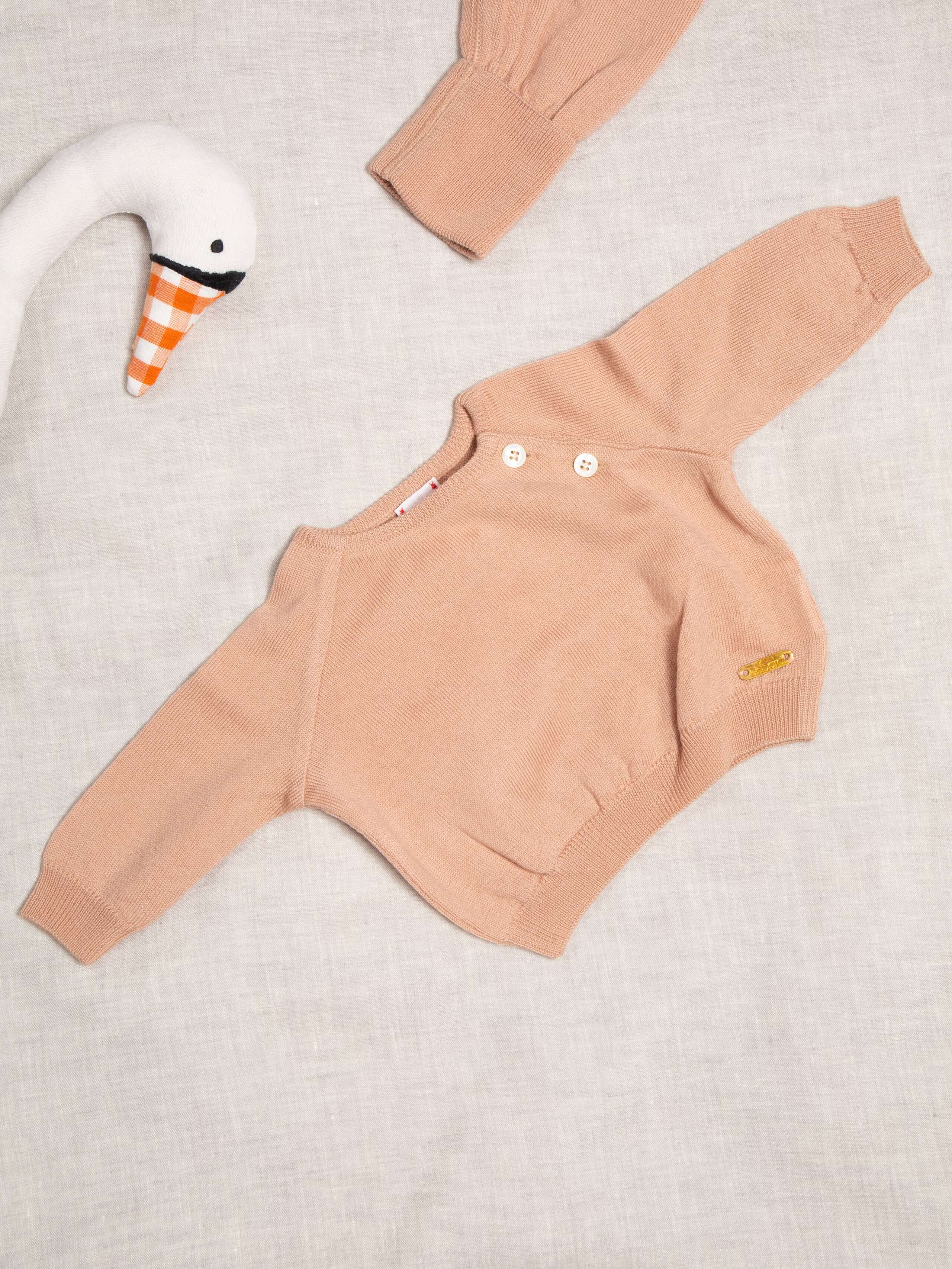 knitted baby sweater 