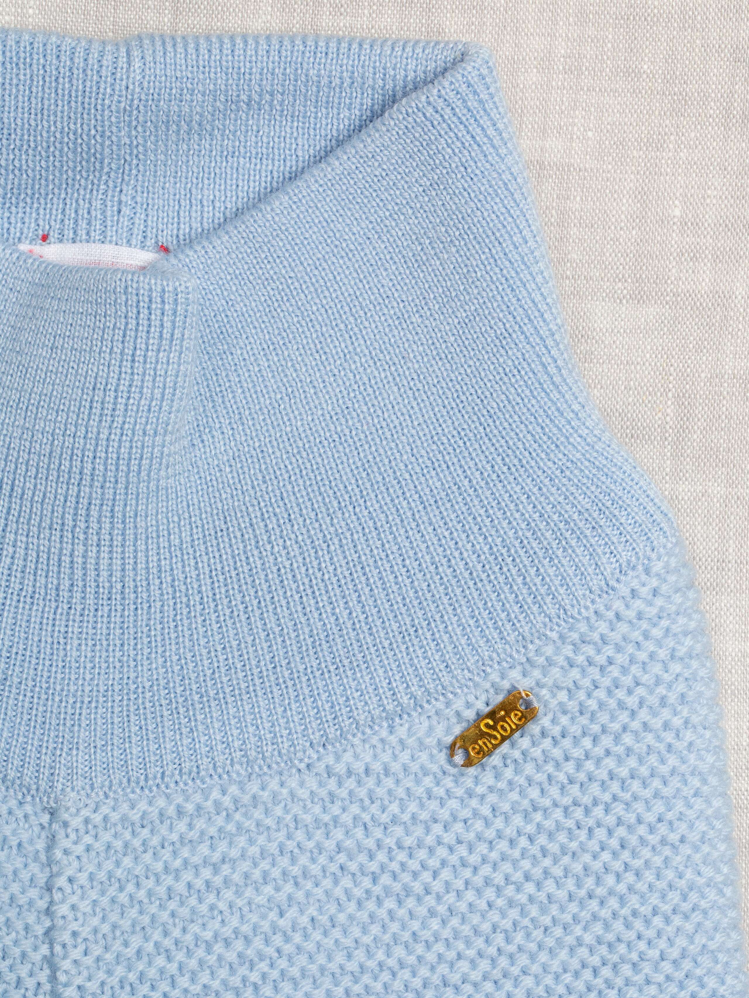 Knitted baby leggings 