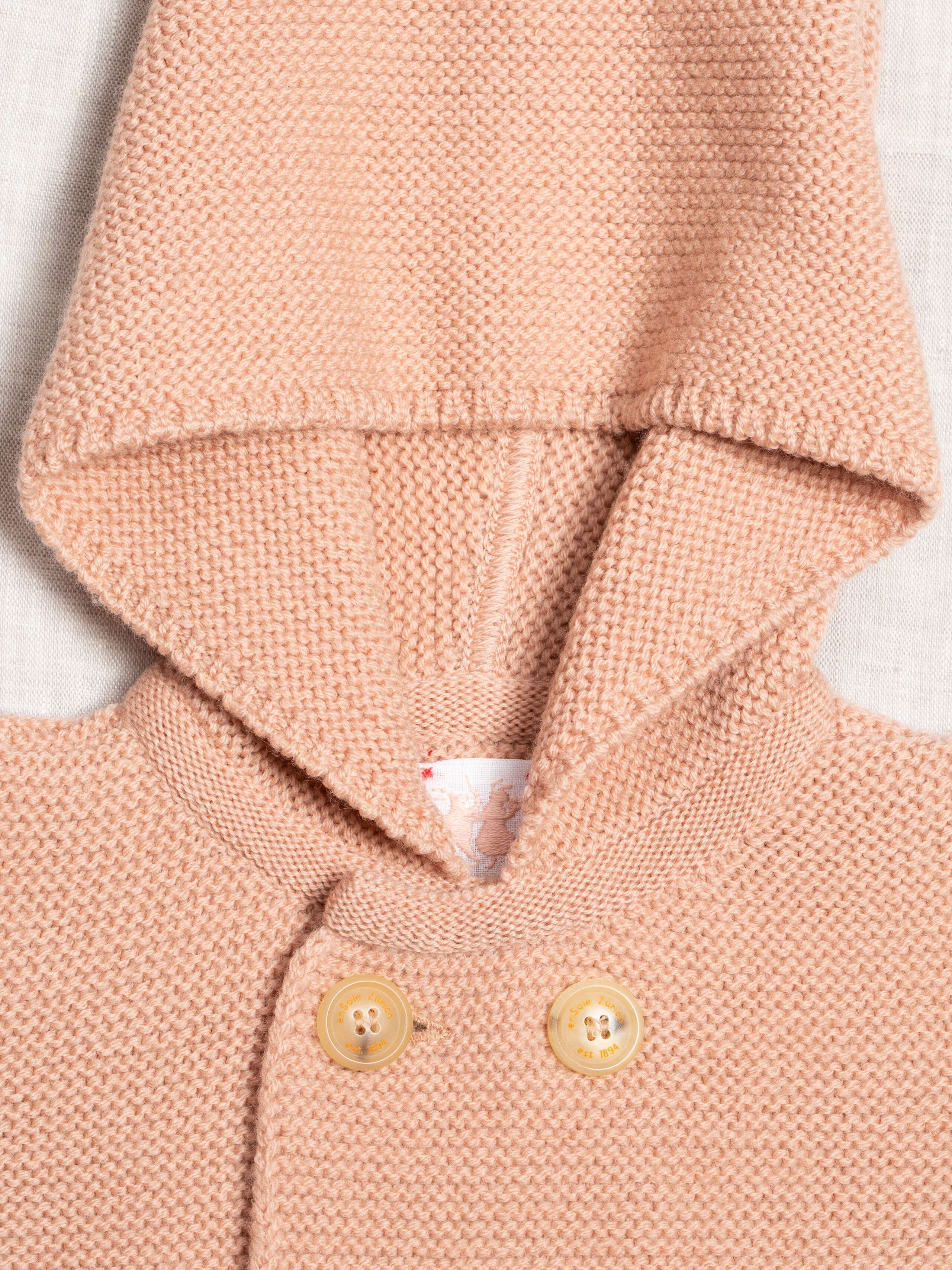 baby cardigan with hood 