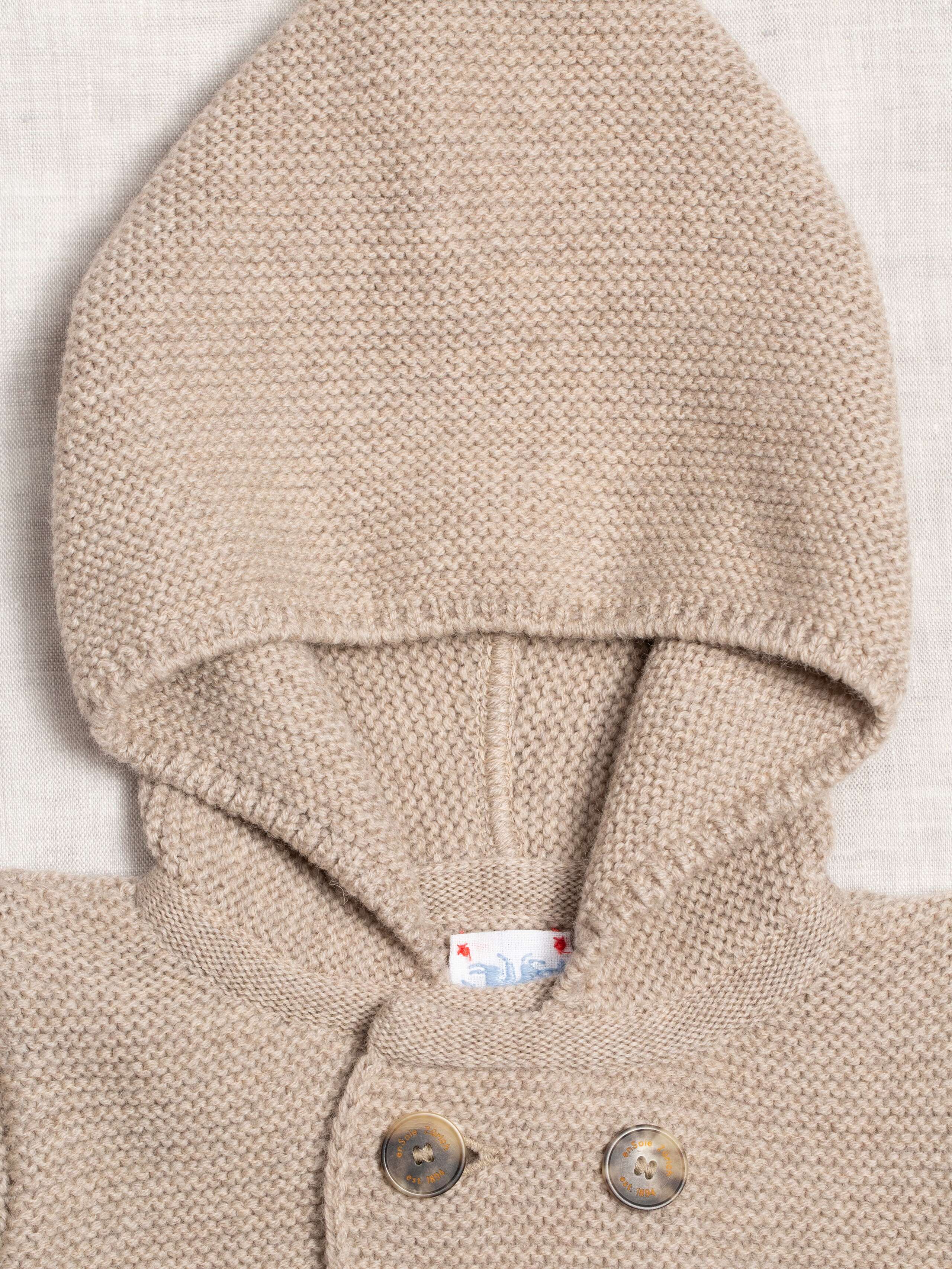 baby cardigan with hood 