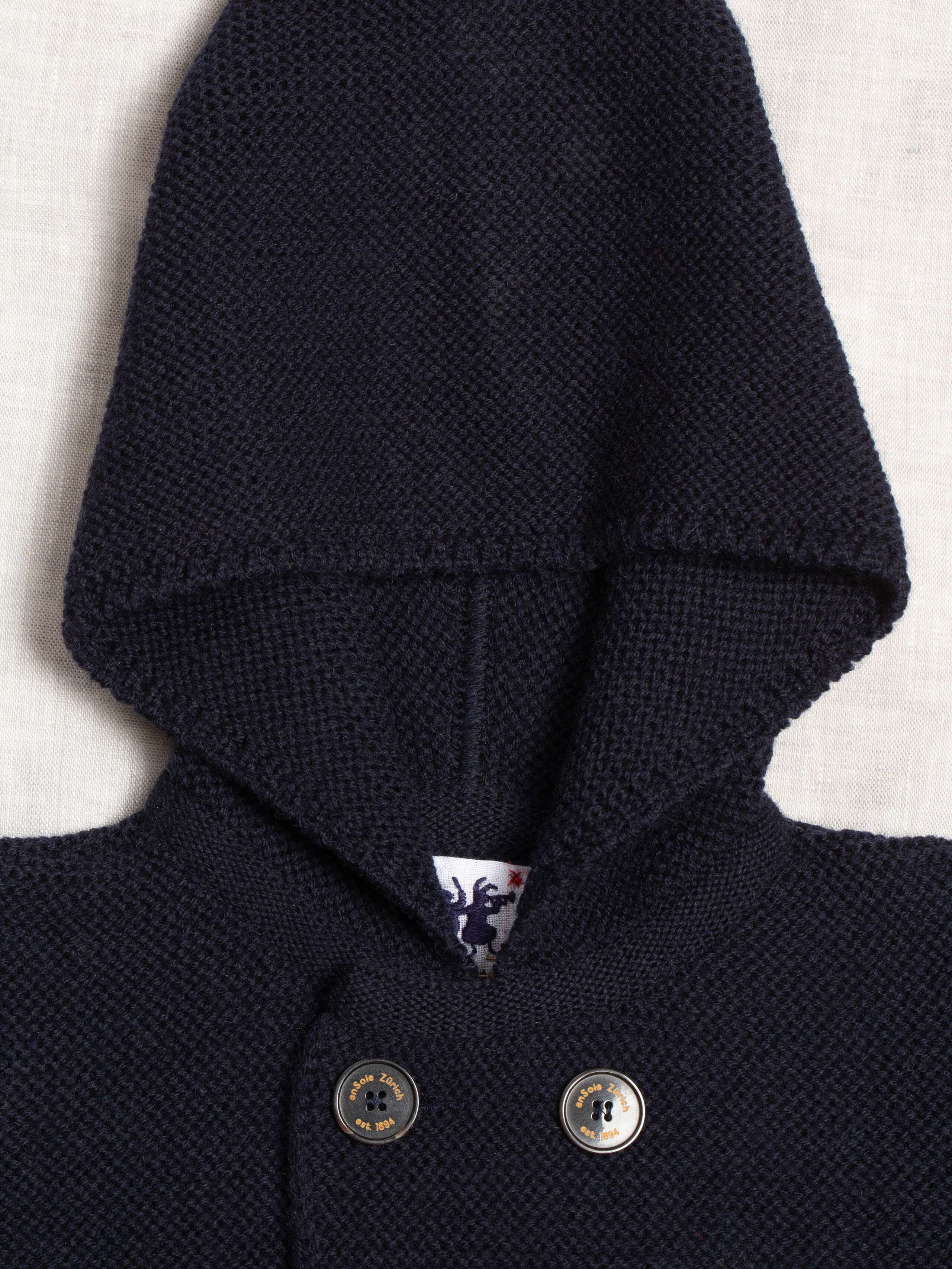 baby cardigan with hood 