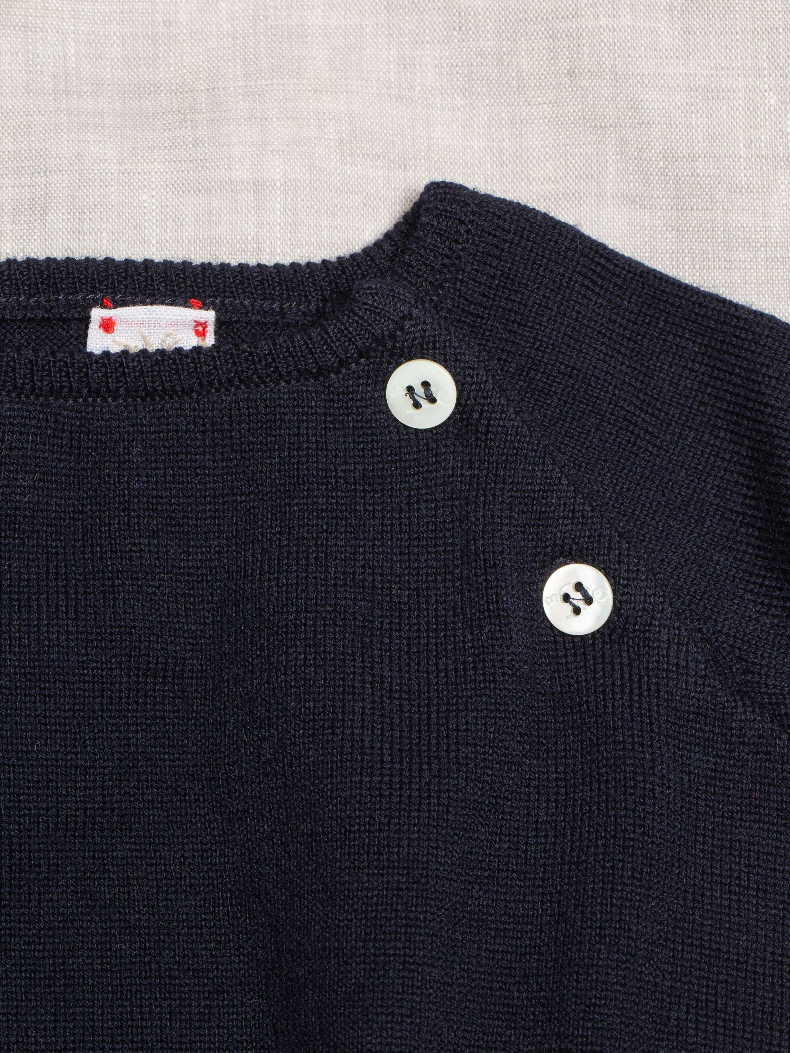 knitted baby sweater 