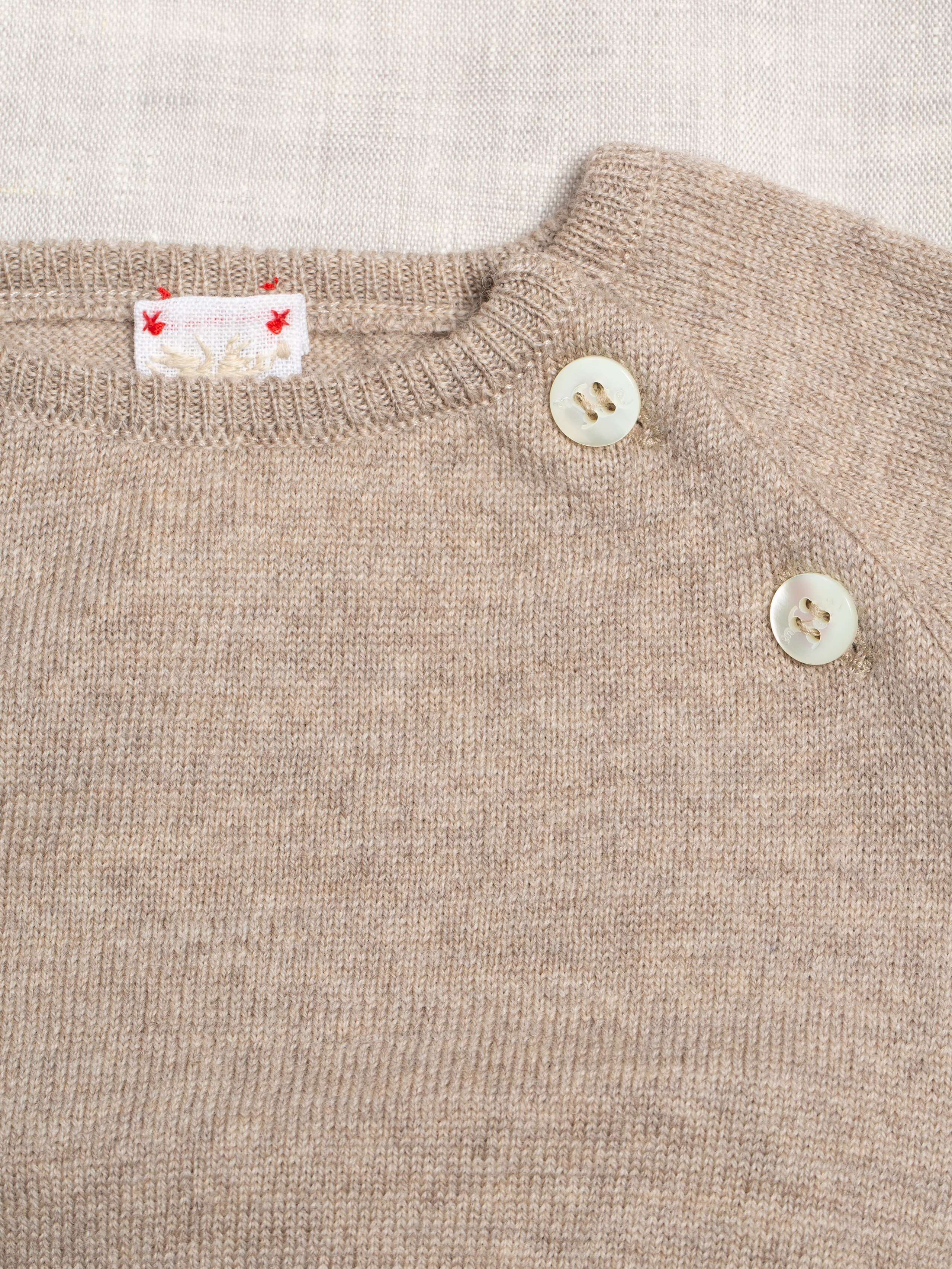 knitted baby sweater 