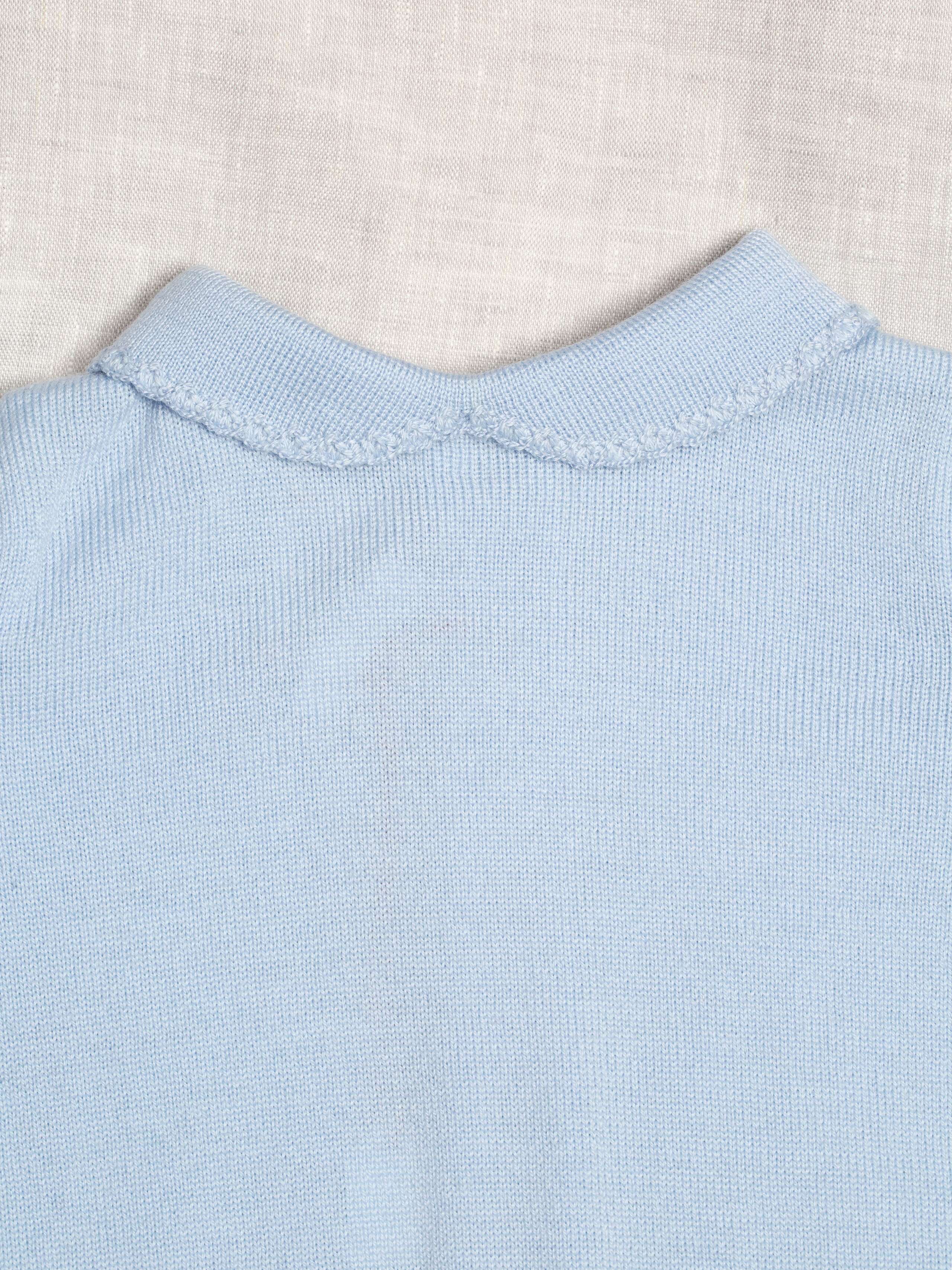 knitted baby romper
