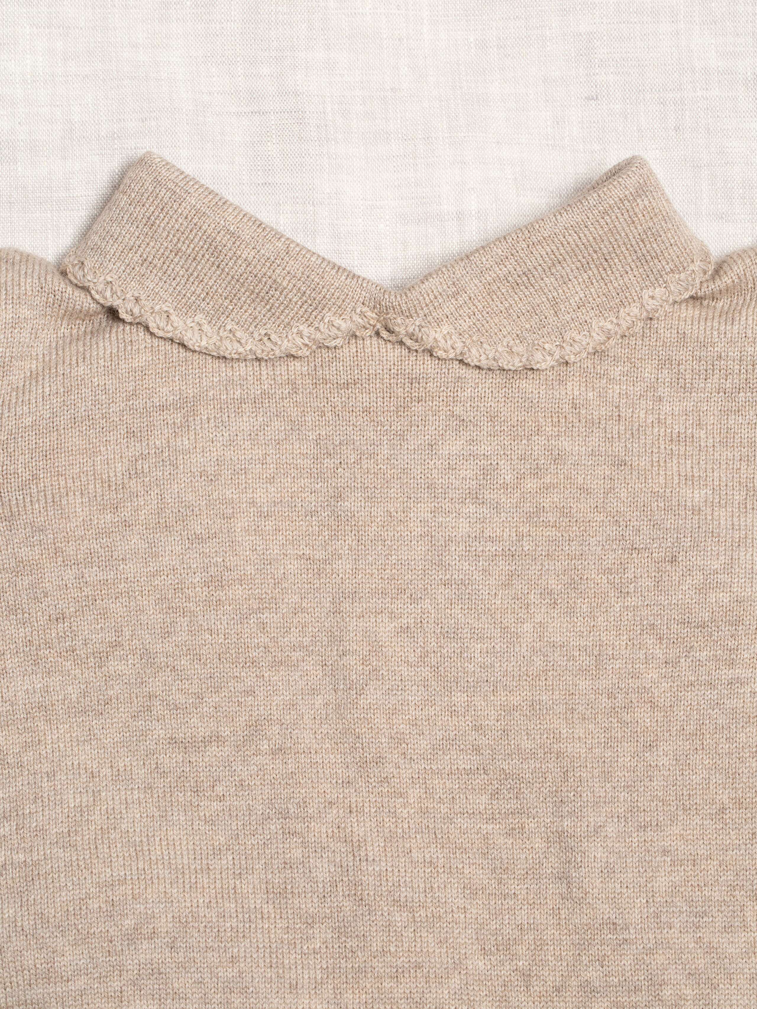 knitted baby romper