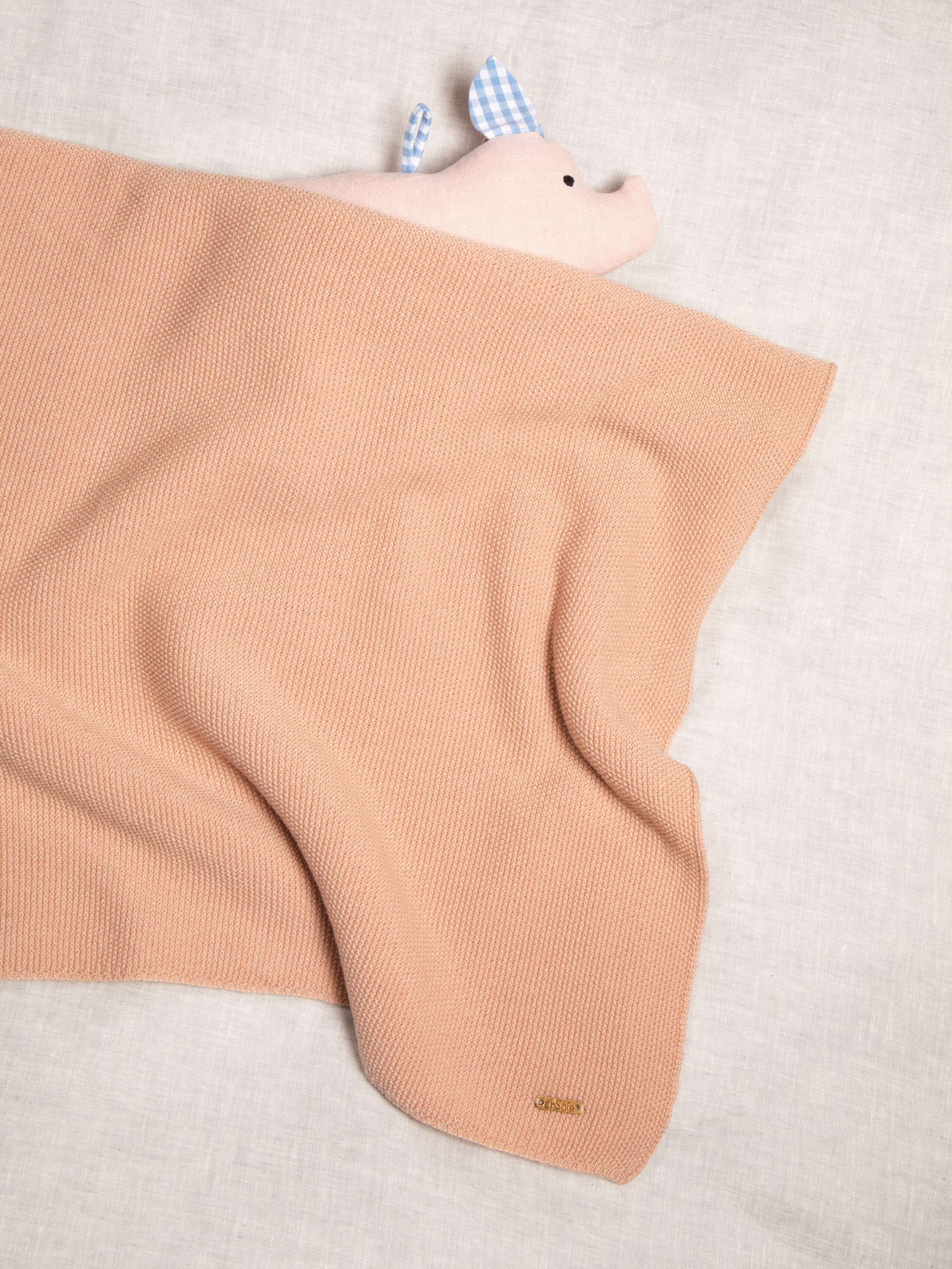 knitted baby blanket 