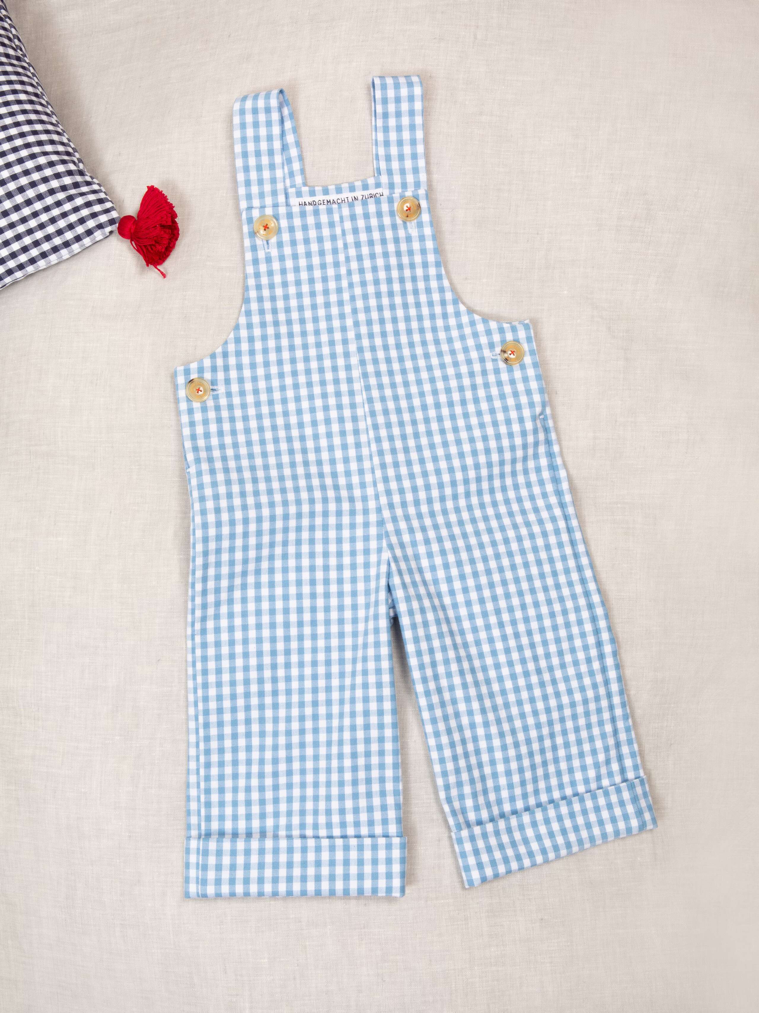 Baby overalls vichy 
