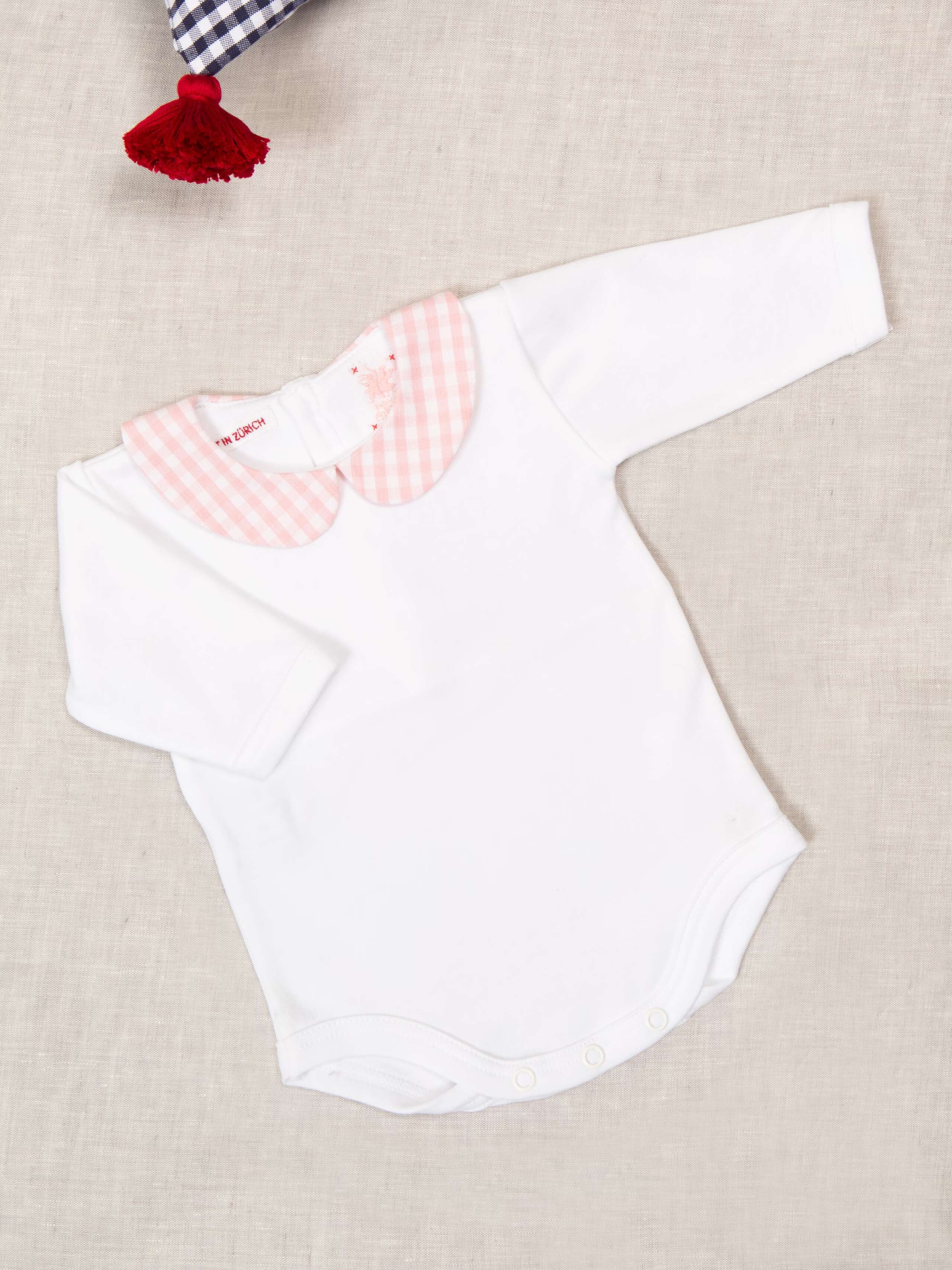 Baby body vichy collar 