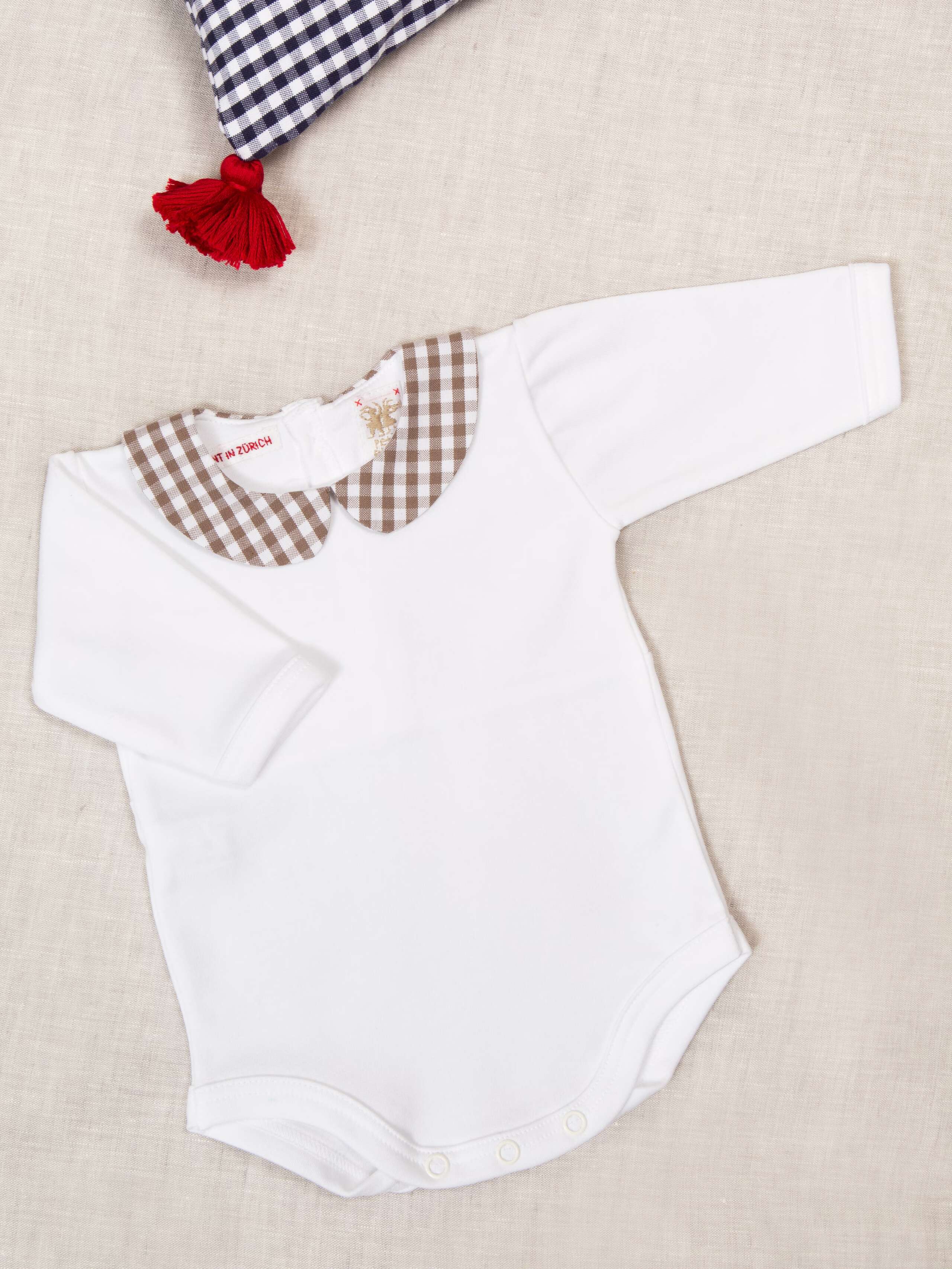 Baby body vichy collar 