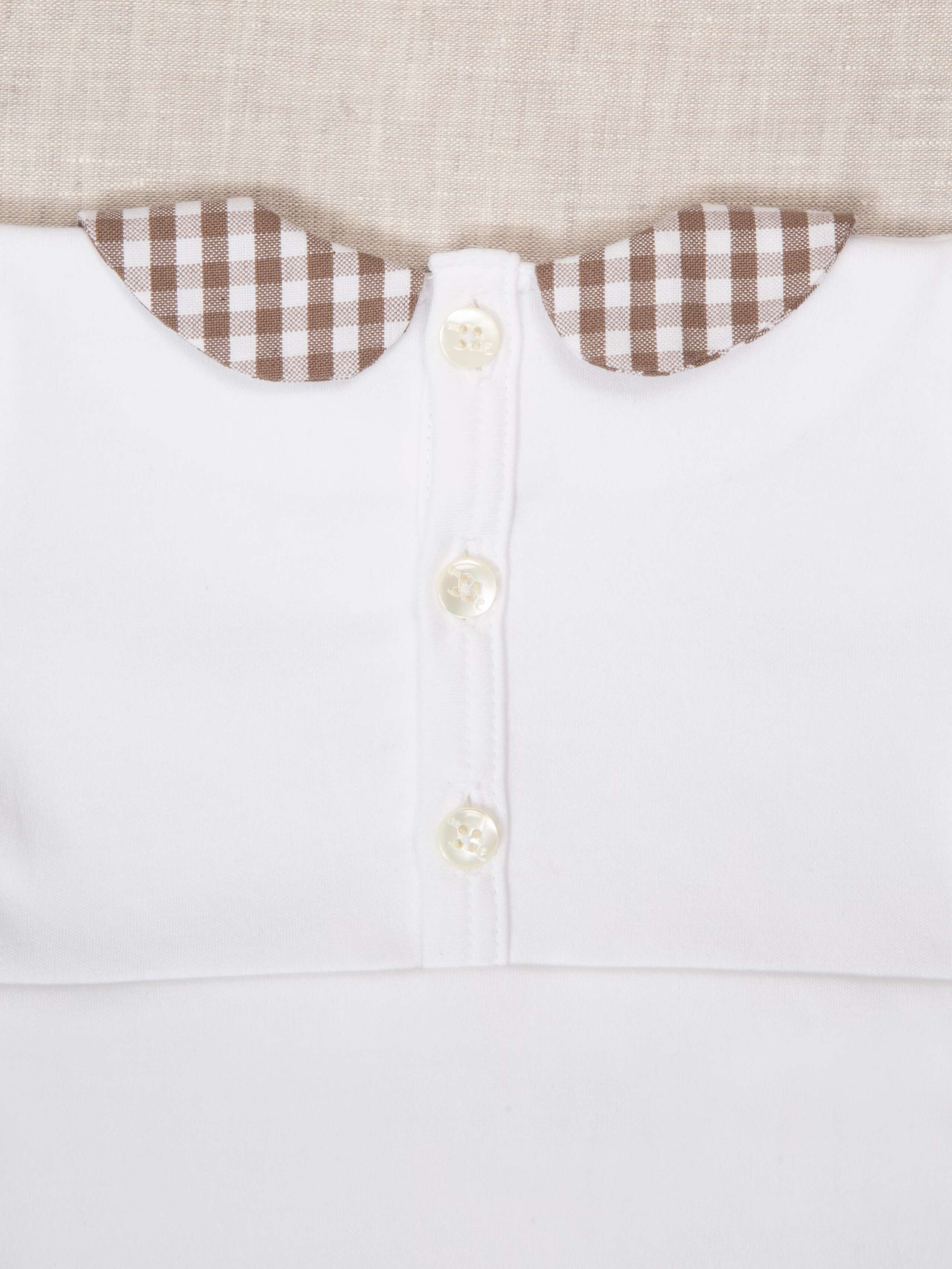 Baby body vichy collar 