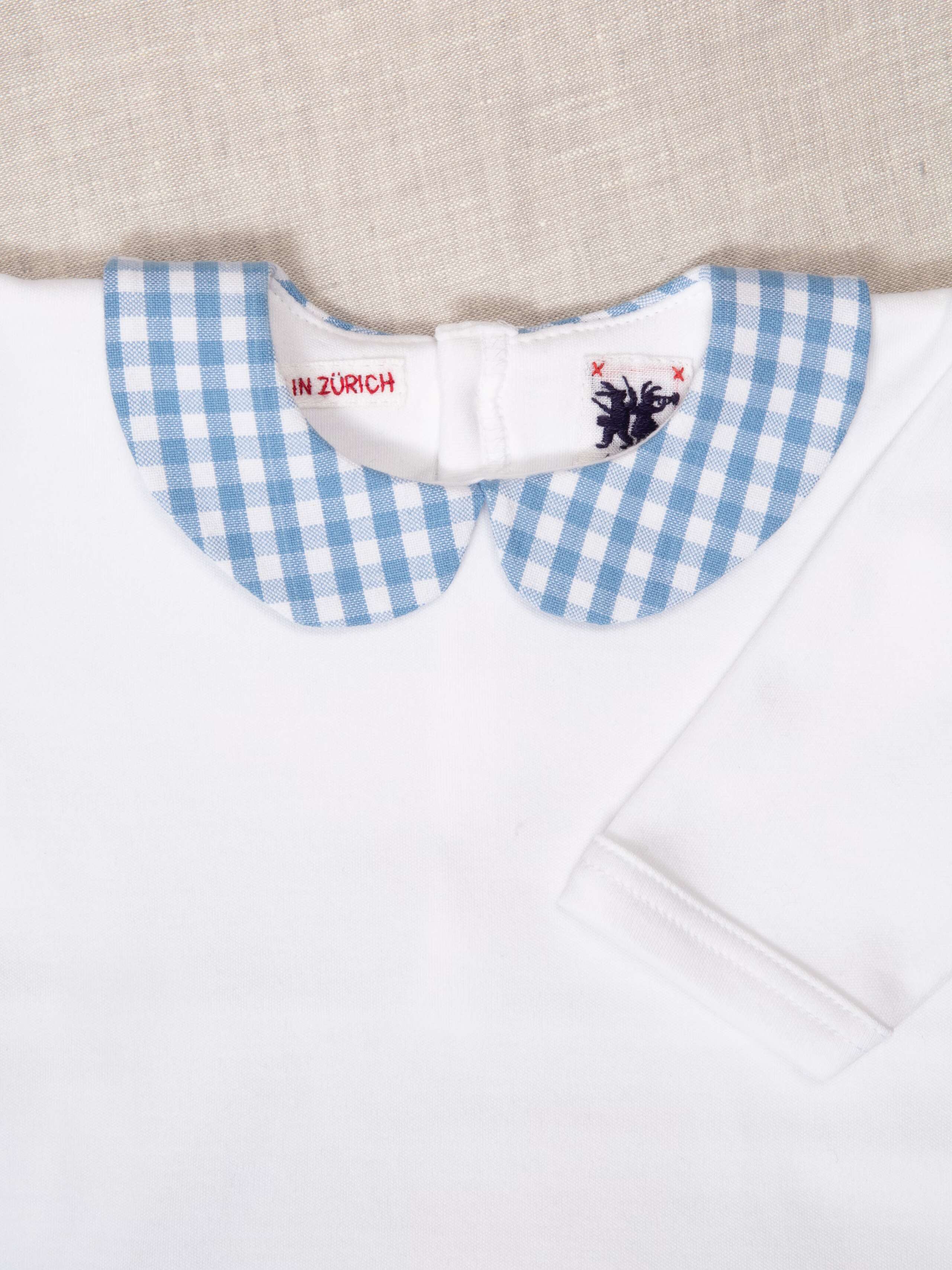 Baby body vichy collar 