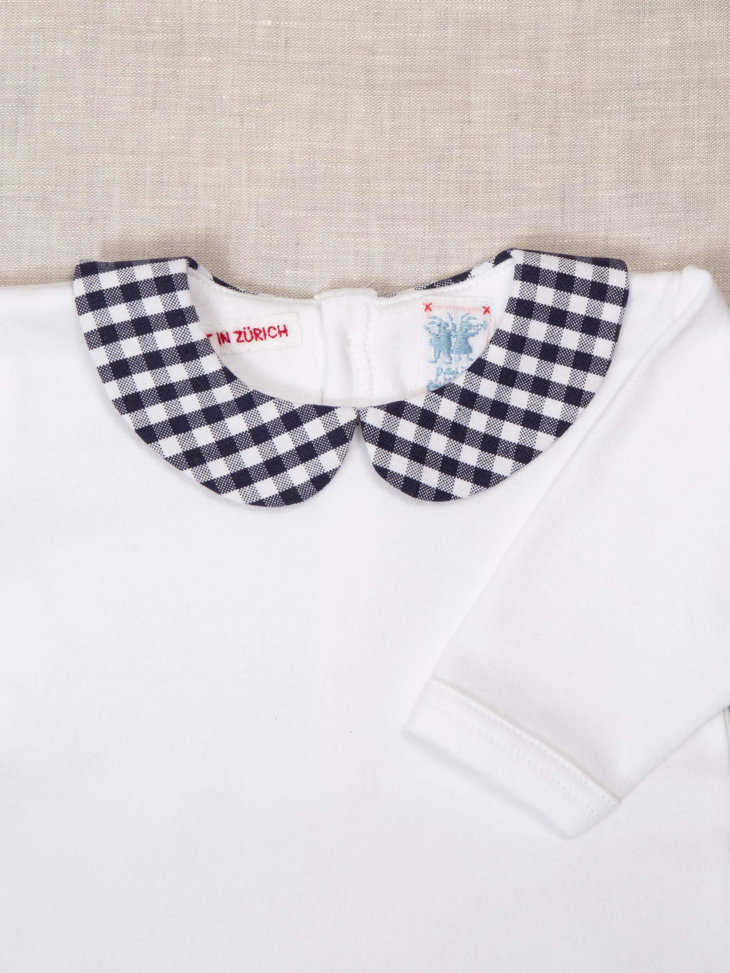 Baby body vichy collar 
