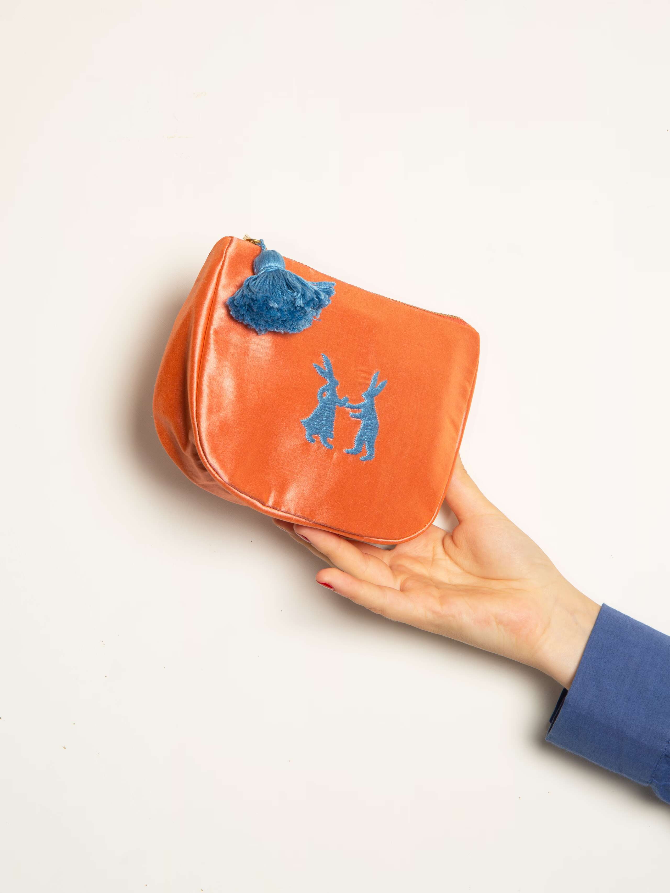 Stella inside bag