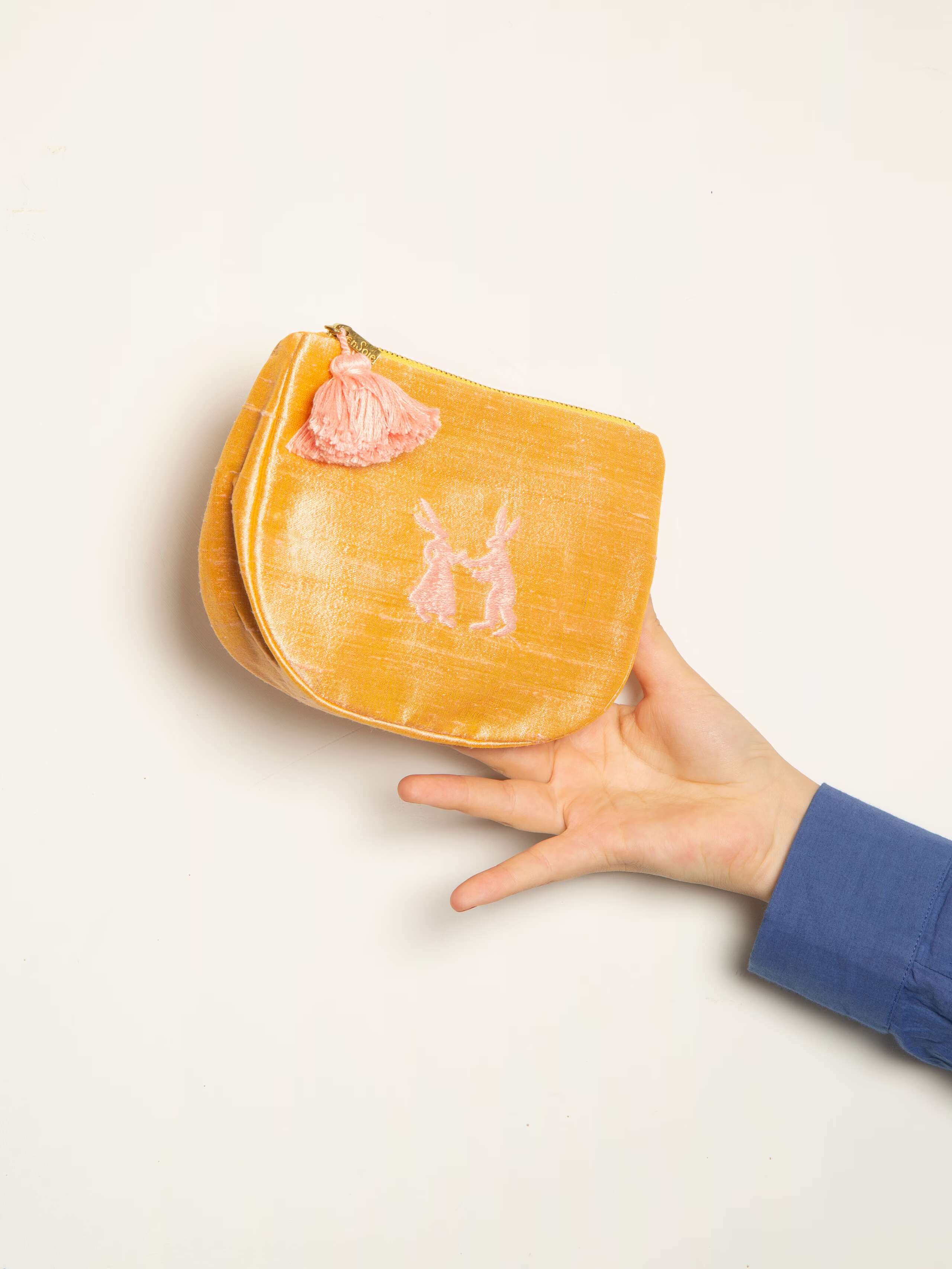 Stella inside bag