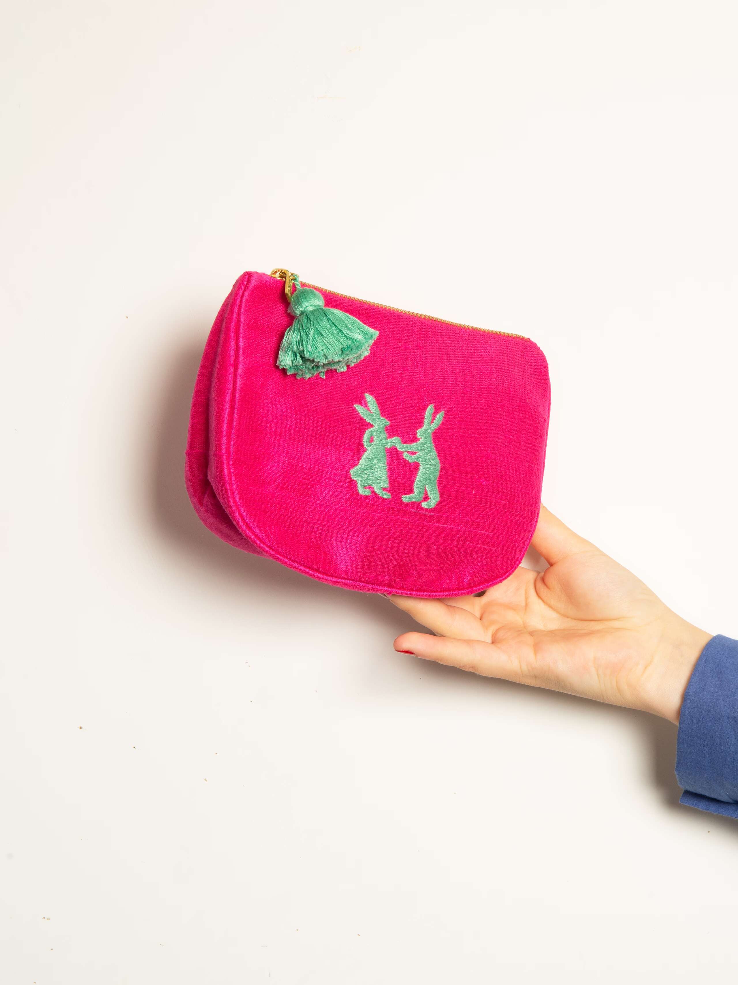 Stella inside bag