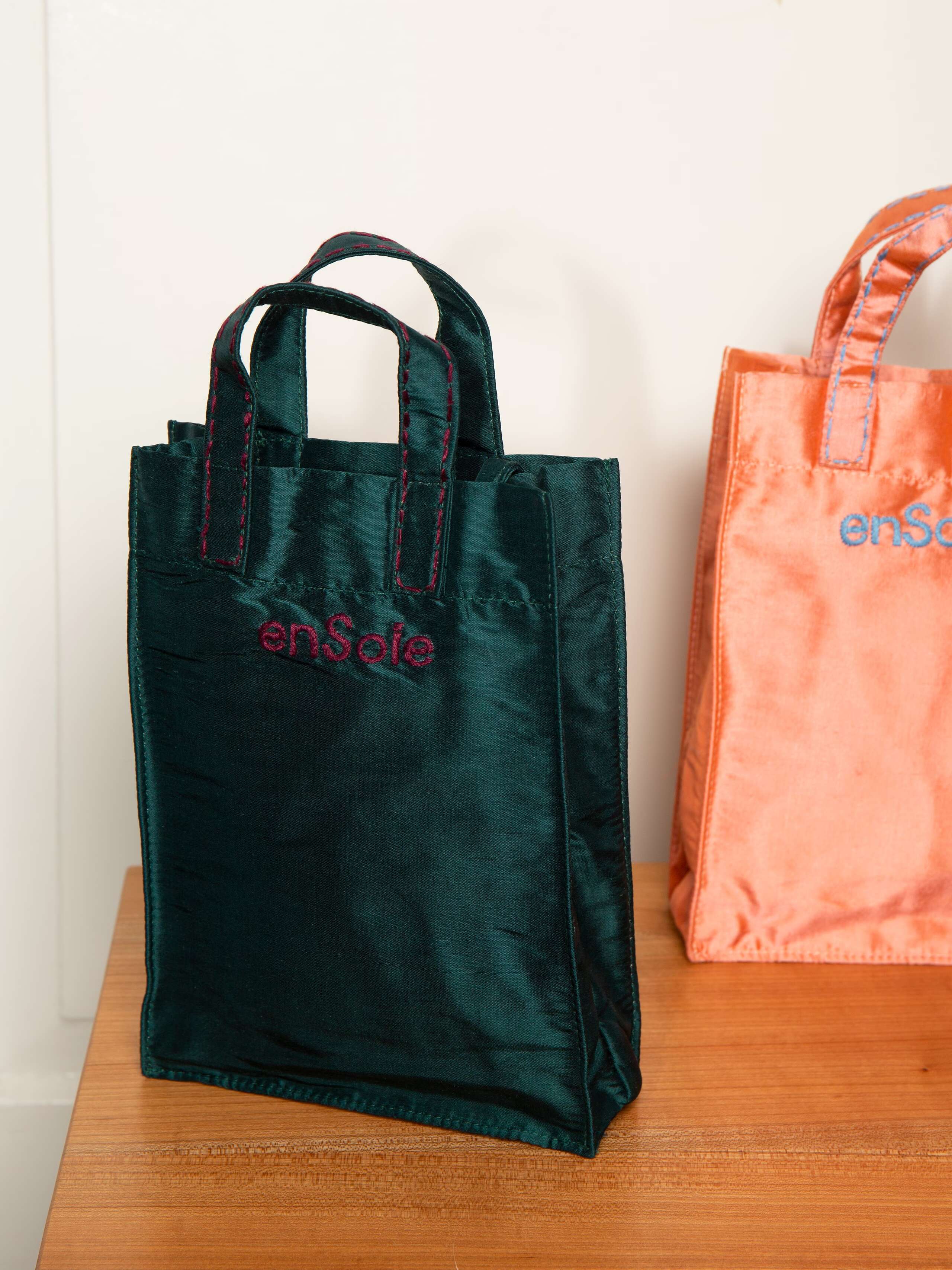 Cabas bag micro doupion