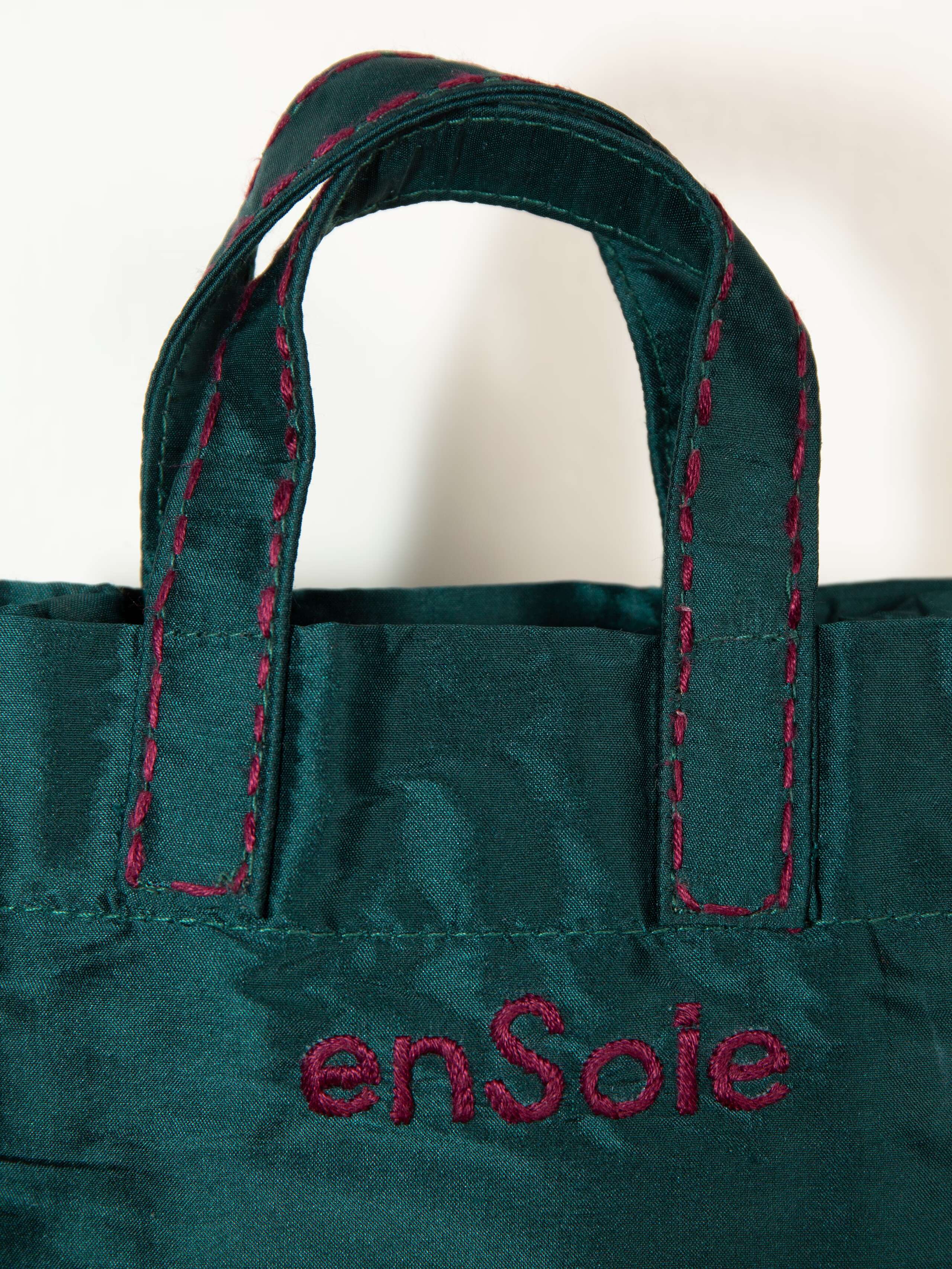 Cabas bag micro doupion