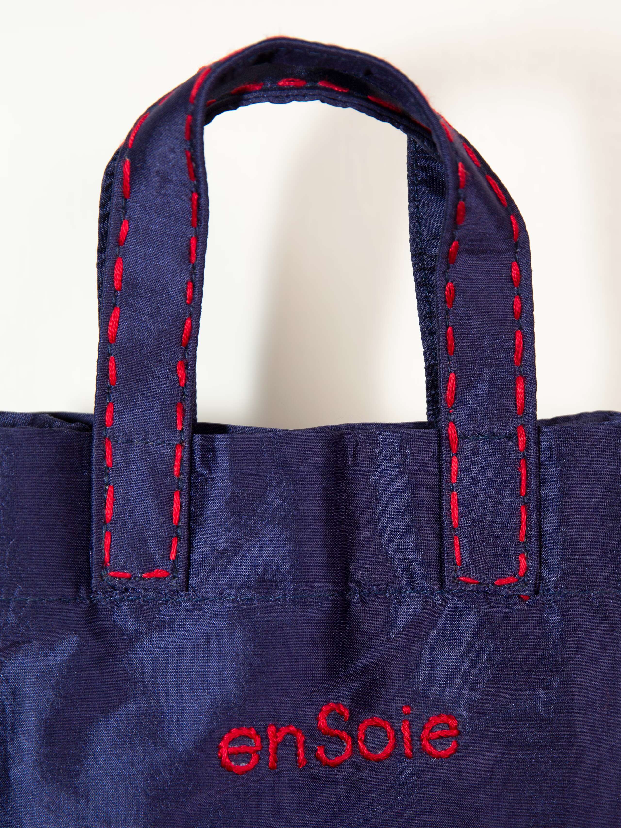 Cabas bag micro doupion