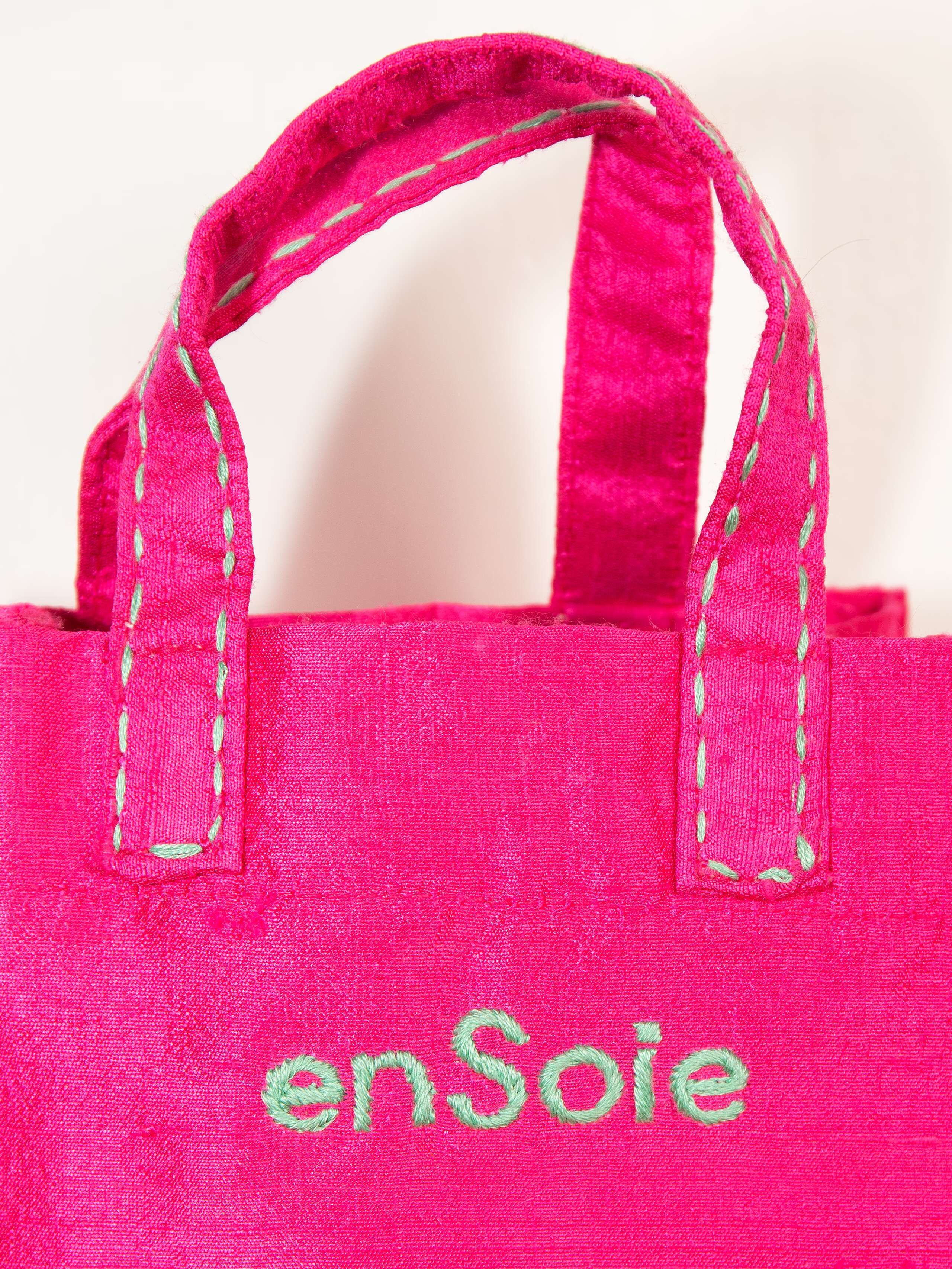 Cabas bag micro doupion