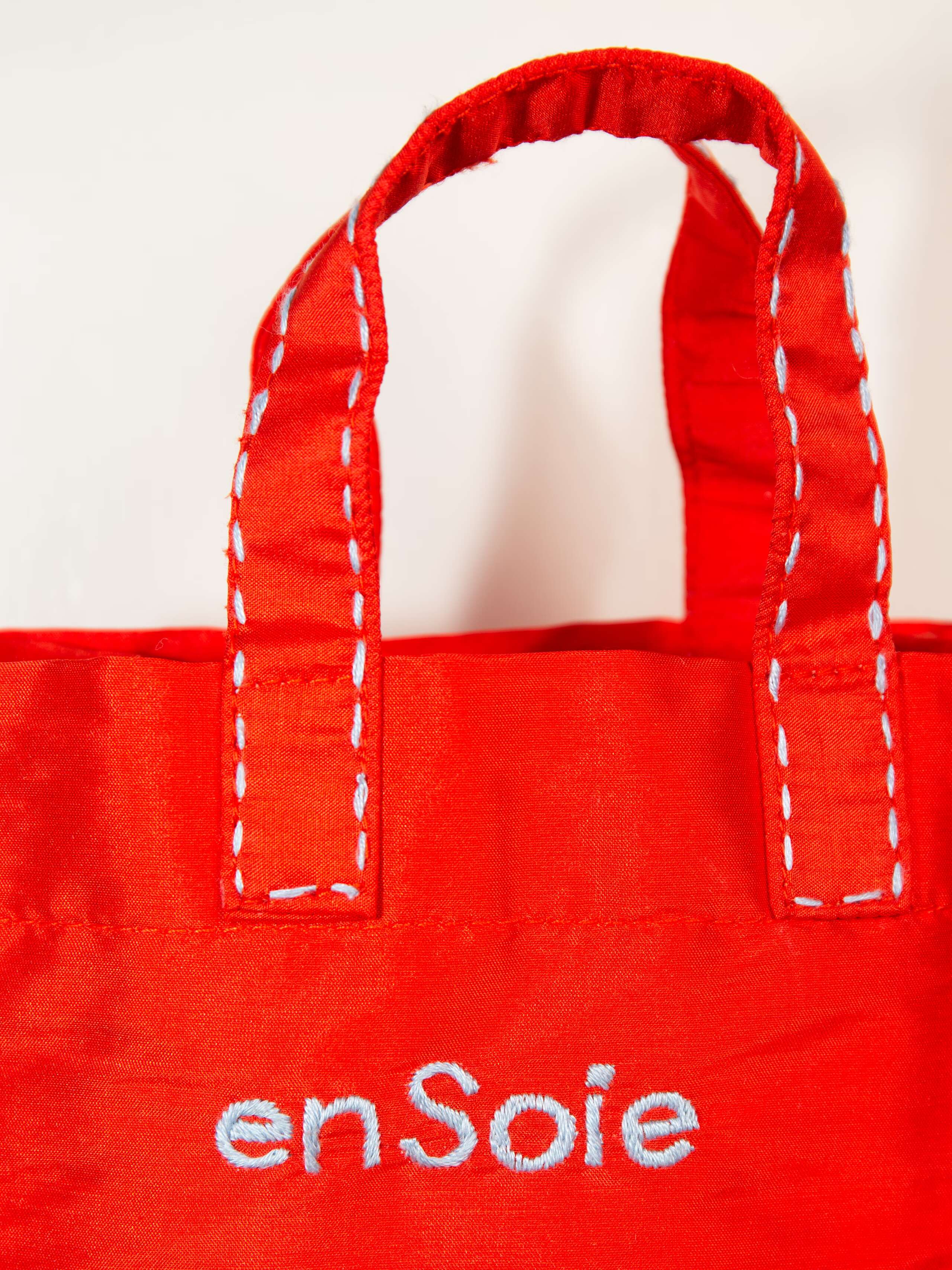 Cabas bag micro doupion