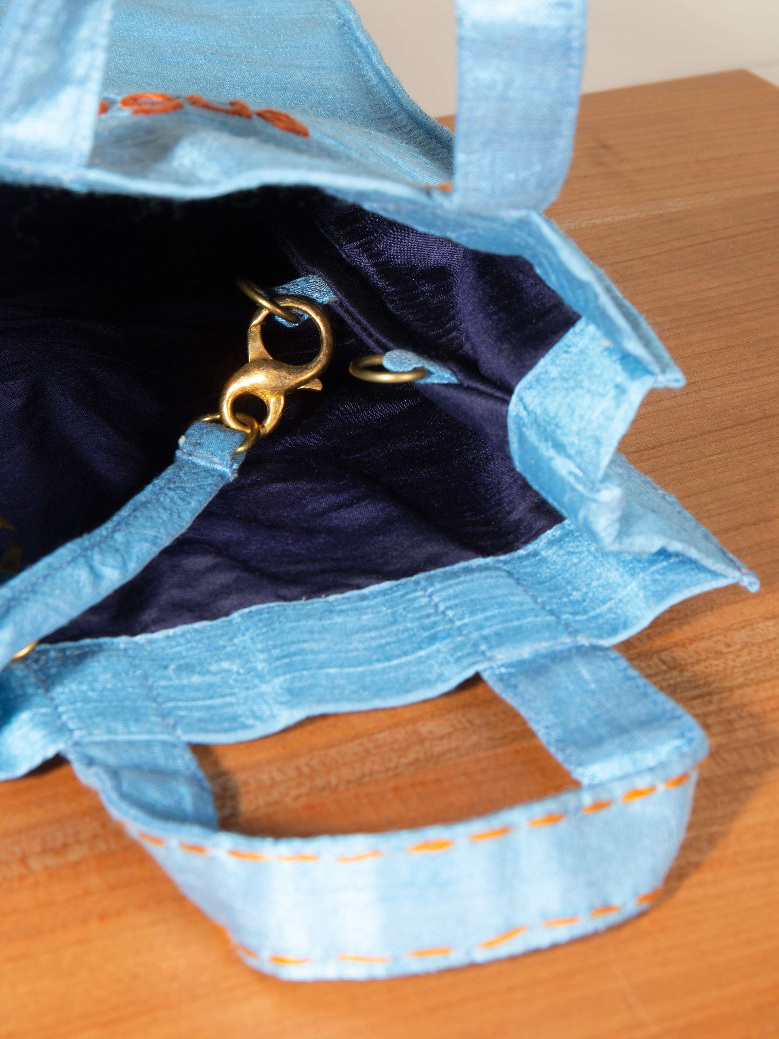 Cabas bag micro doupion