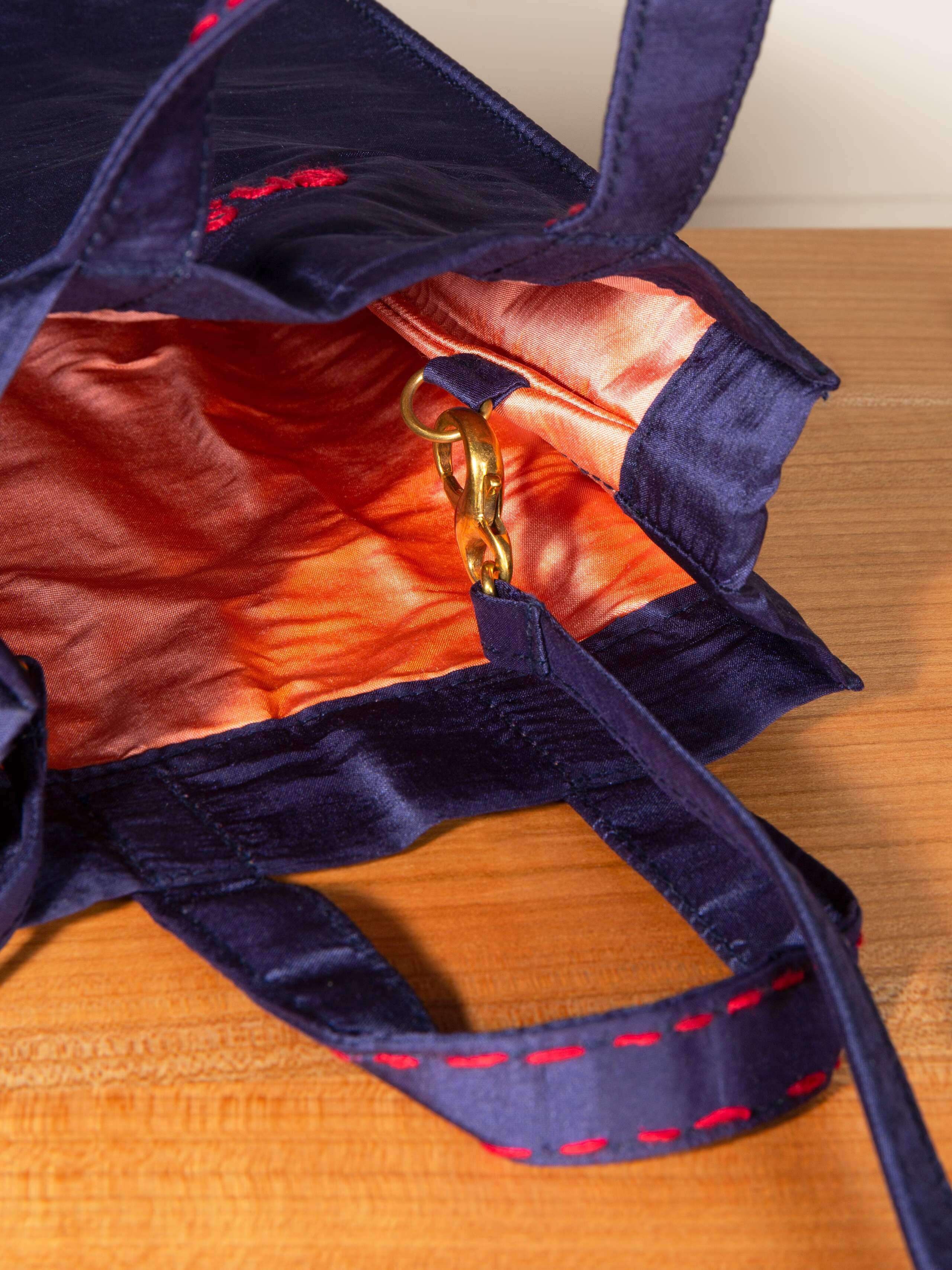 Cabas bag micro doupion