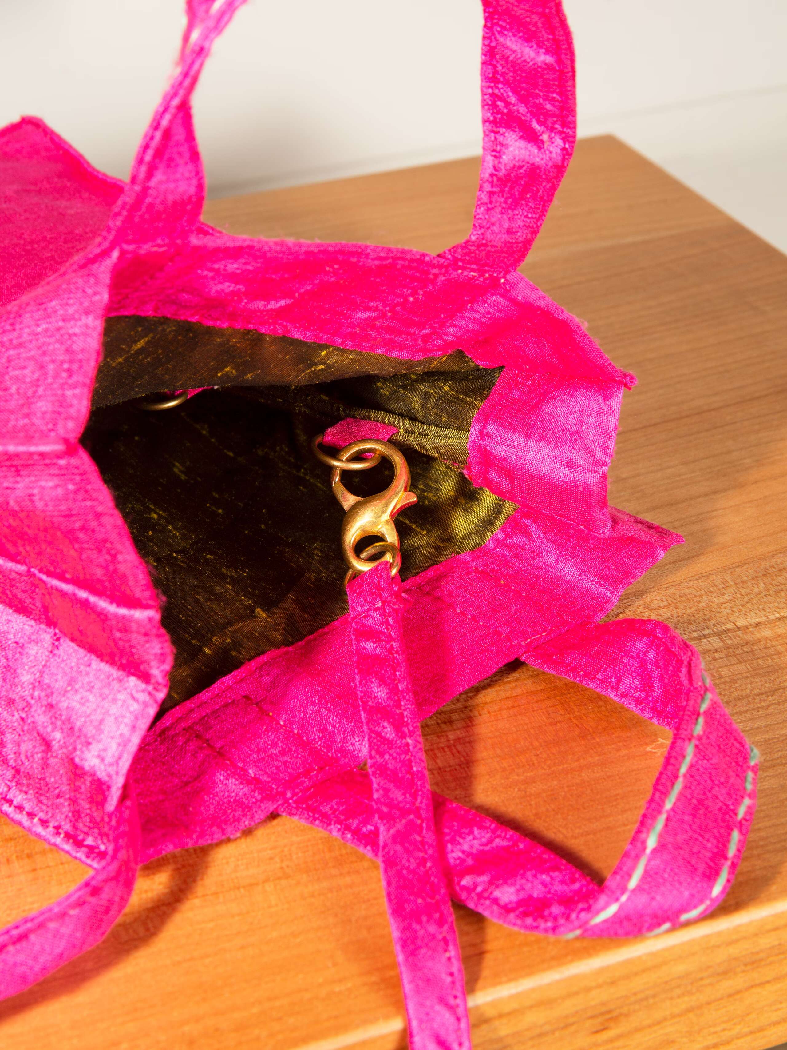 Cabas bag micro doupion