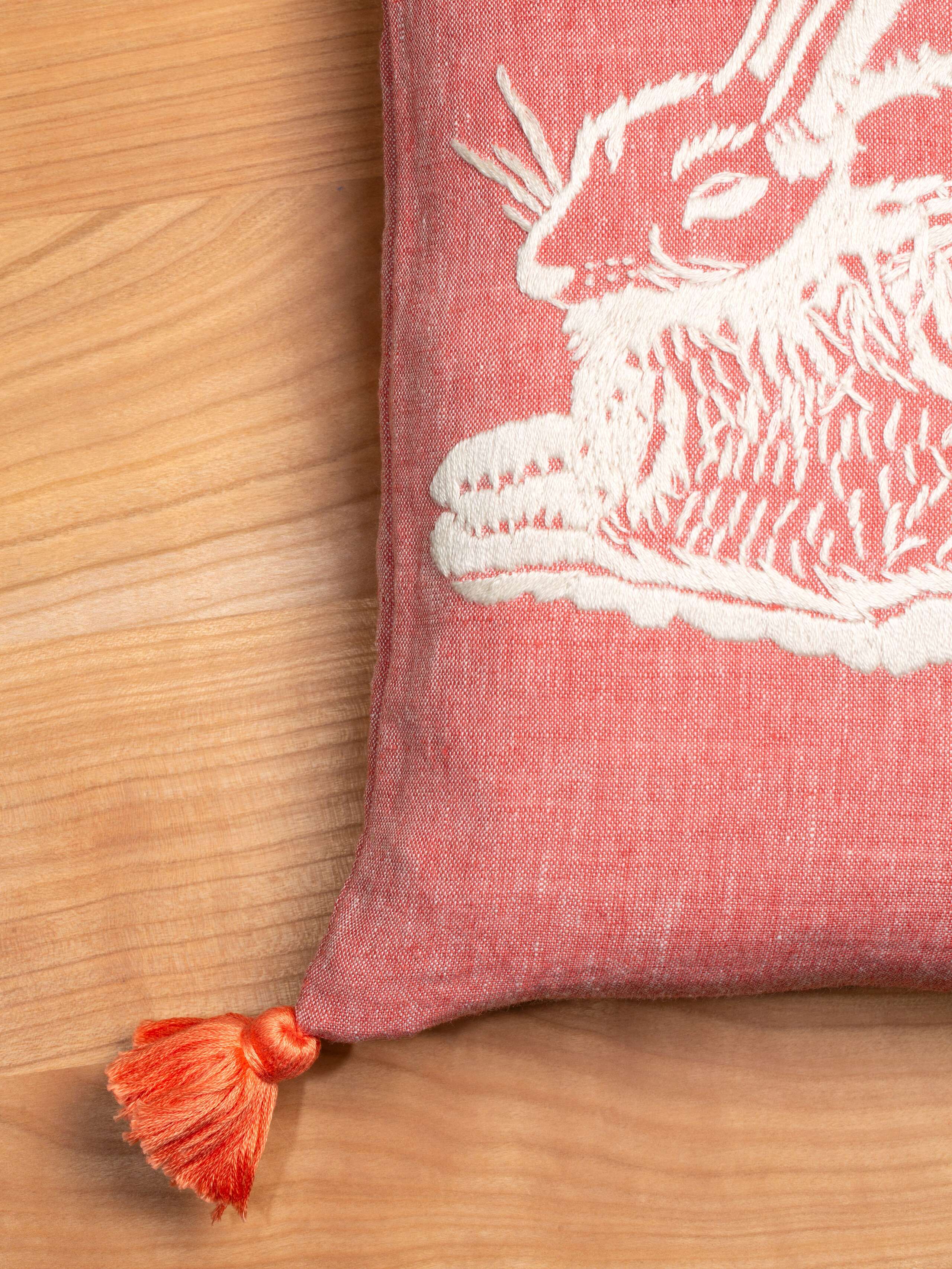 Rabbit pillow cover