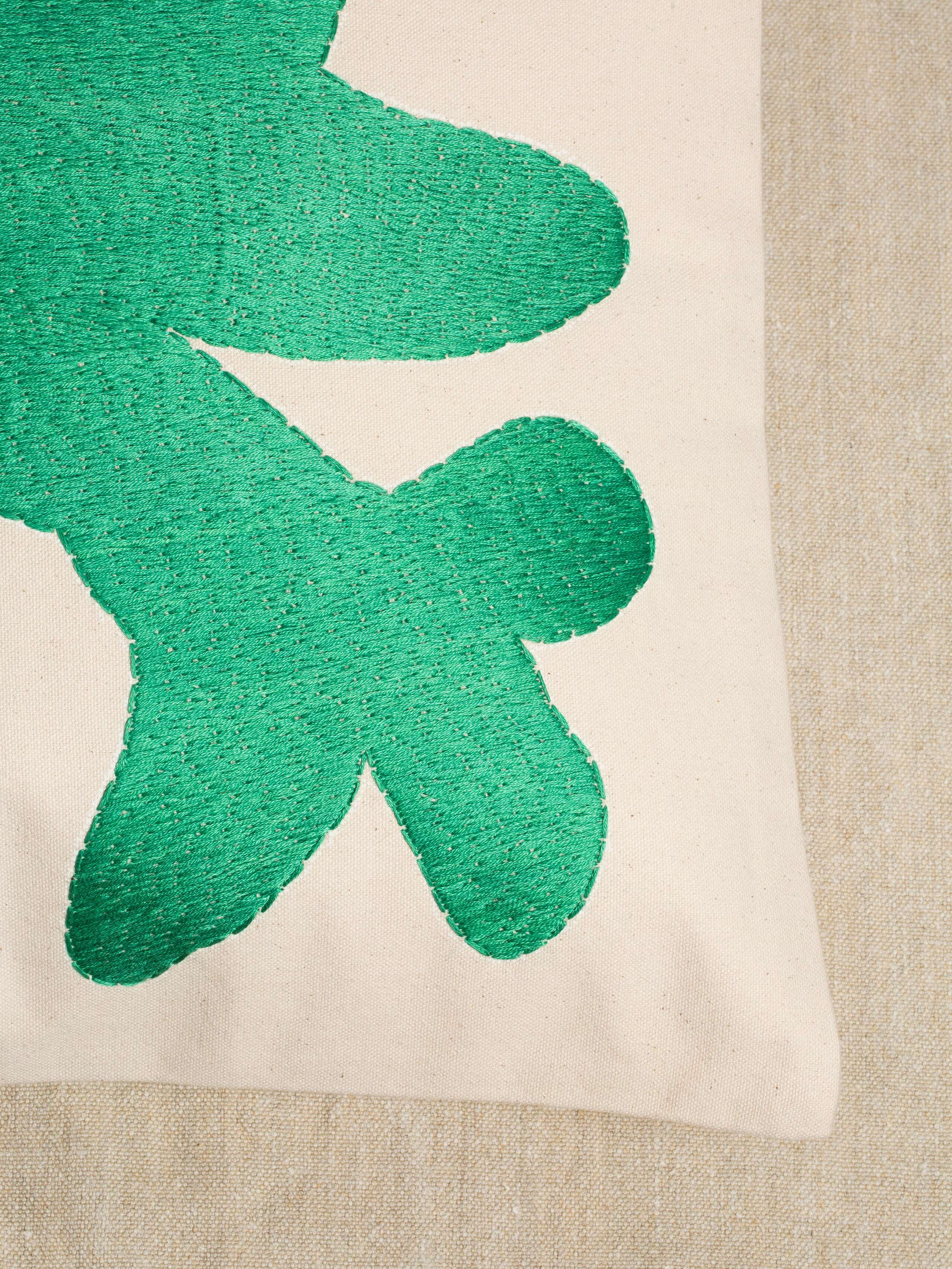 Abstract embroidery pillow covers