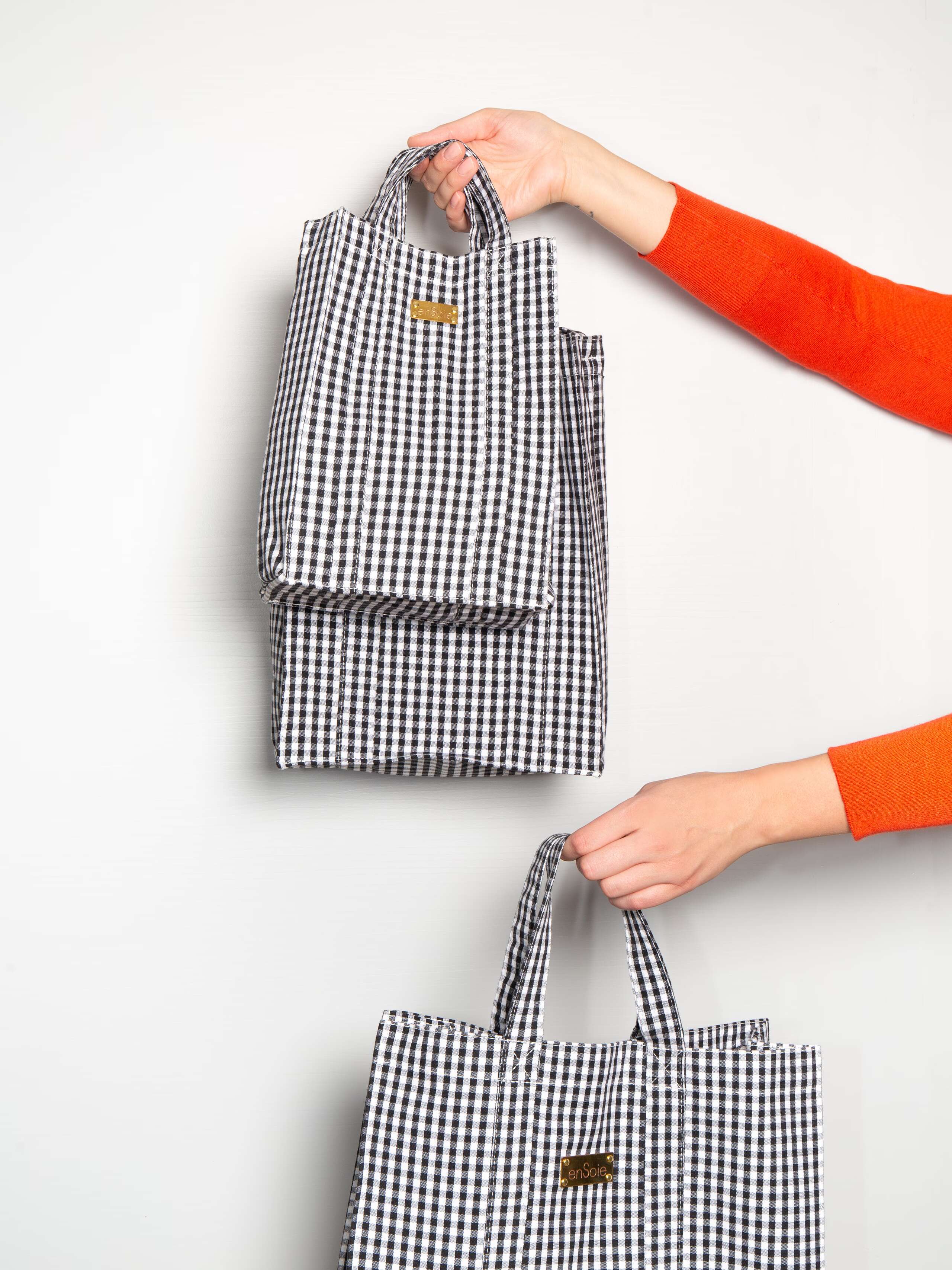 Cabas bag vichy