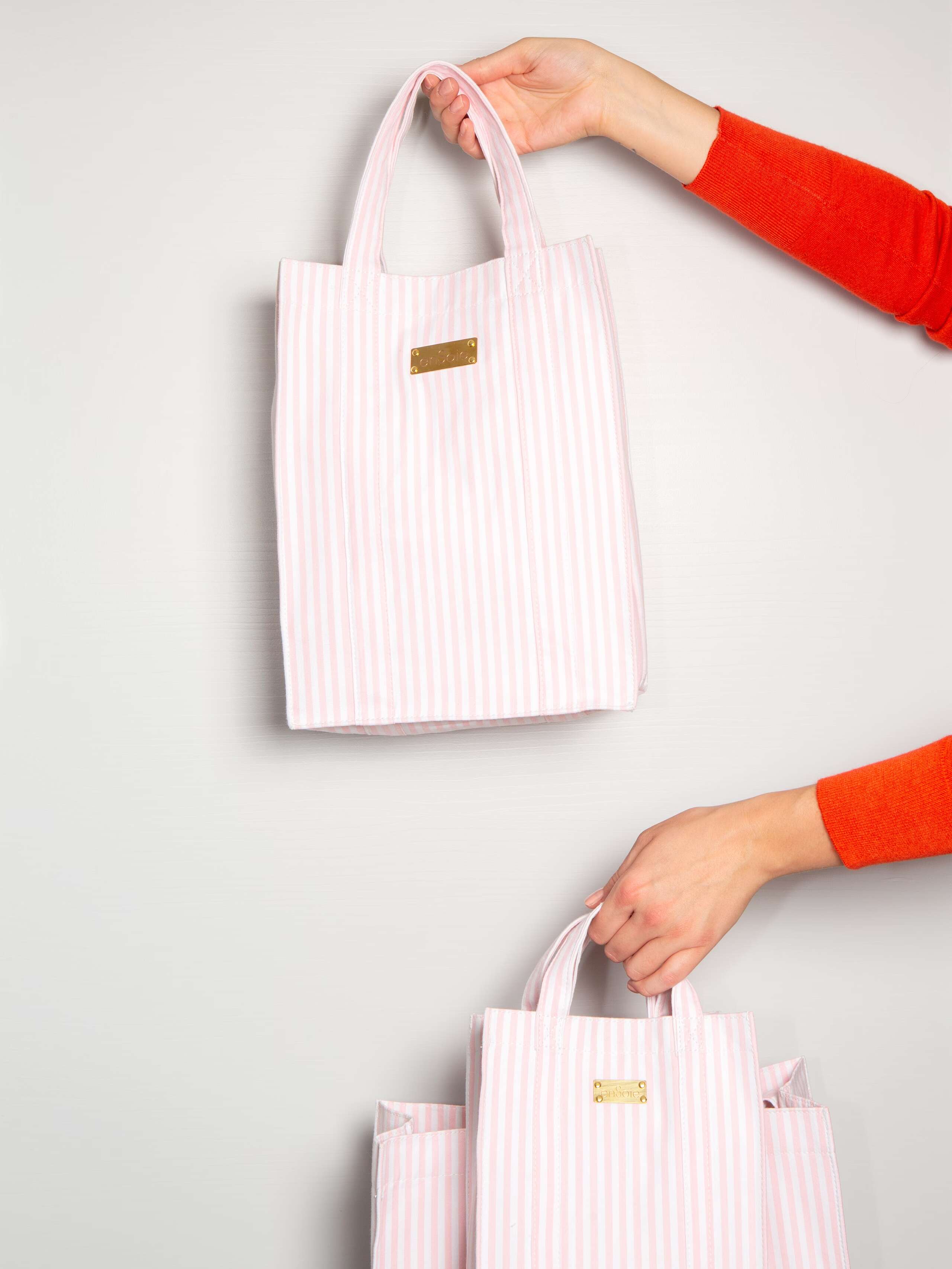 Cabas bag striped