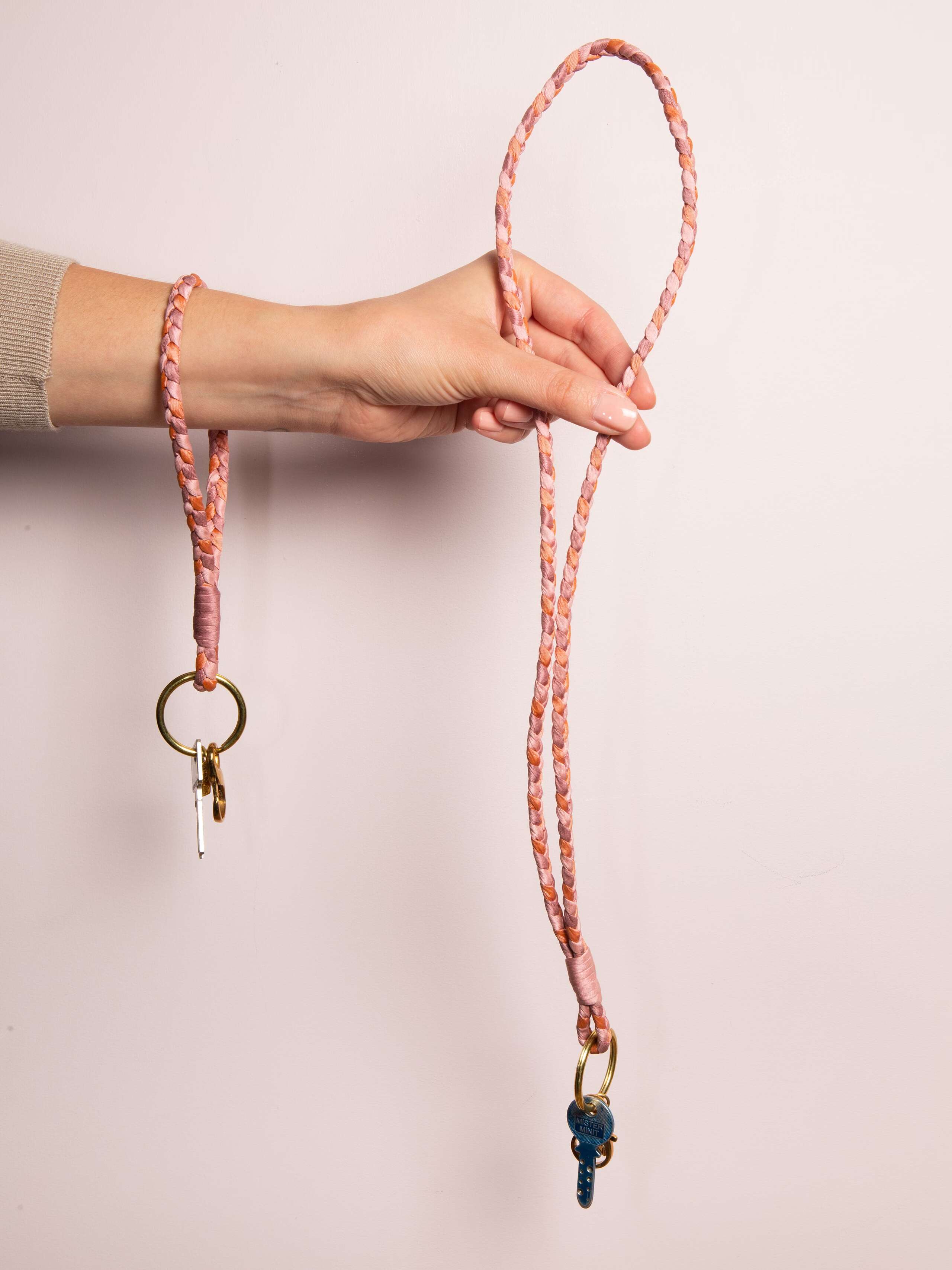 Keychain braided