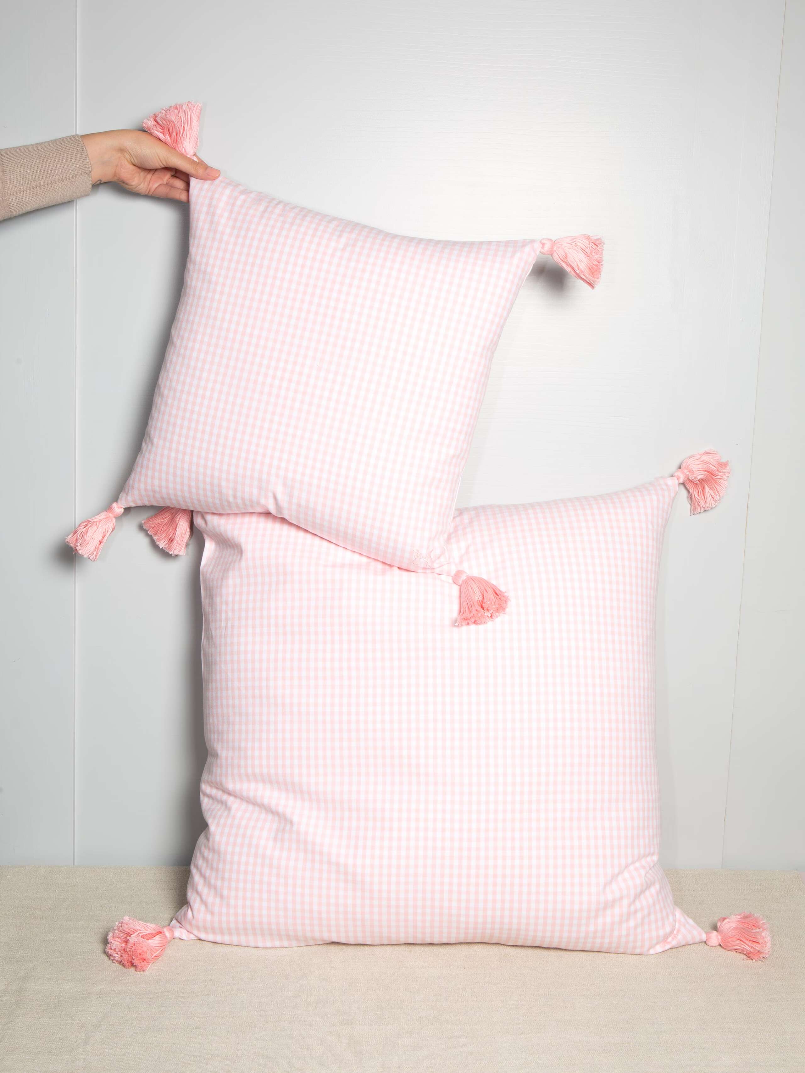 Vichy pillow