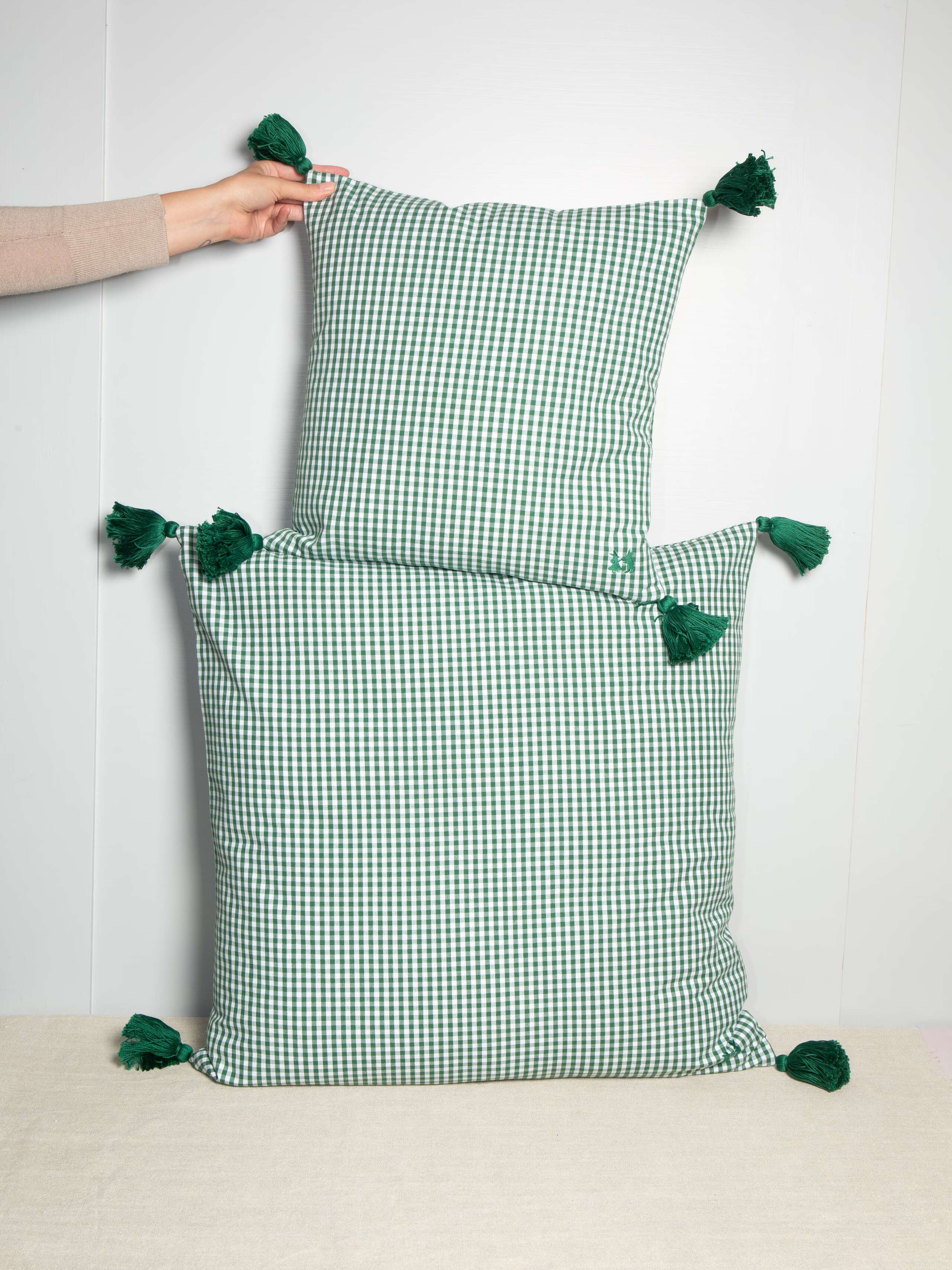 Vichy pillow