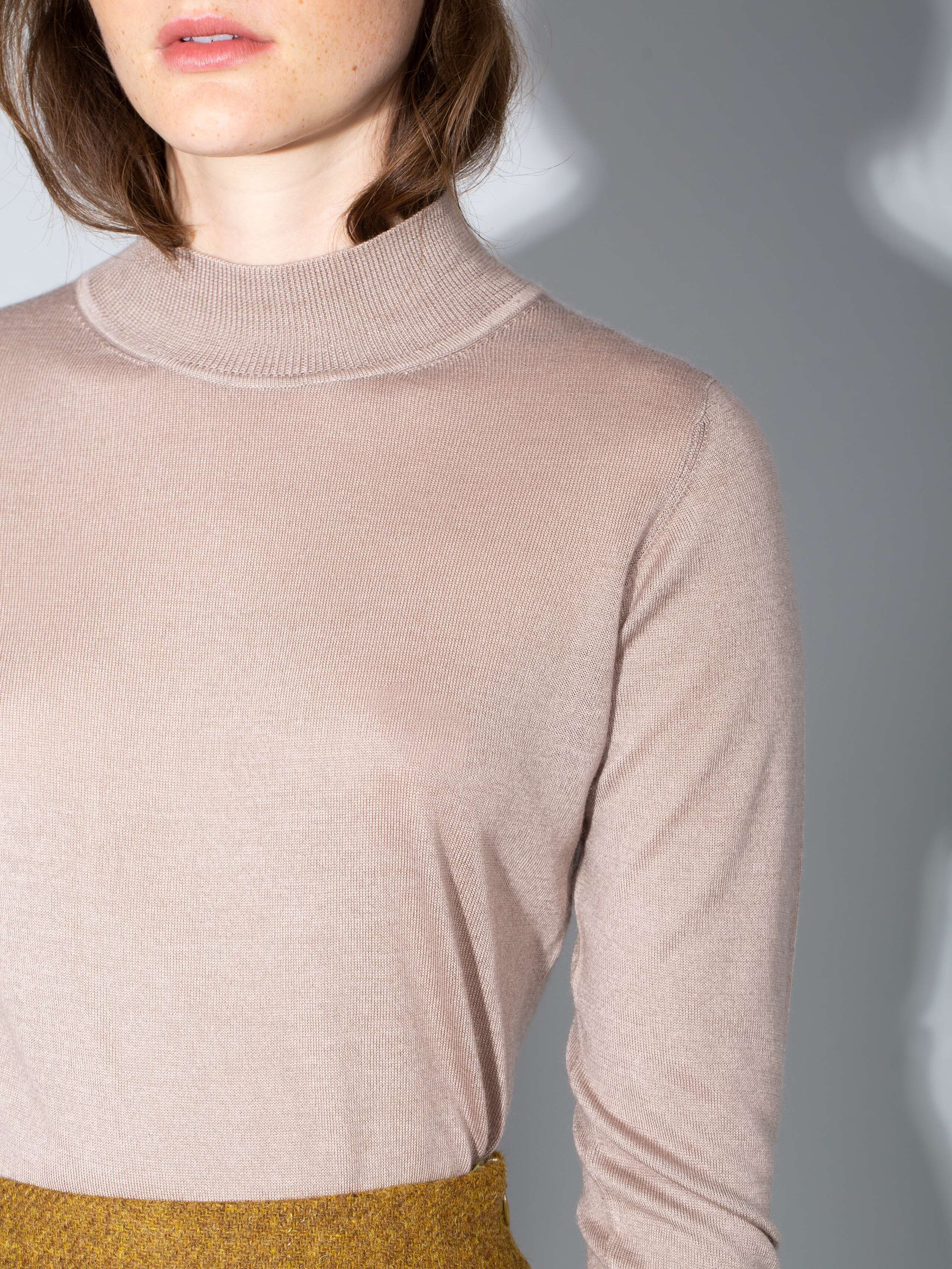 Mock turtleneck