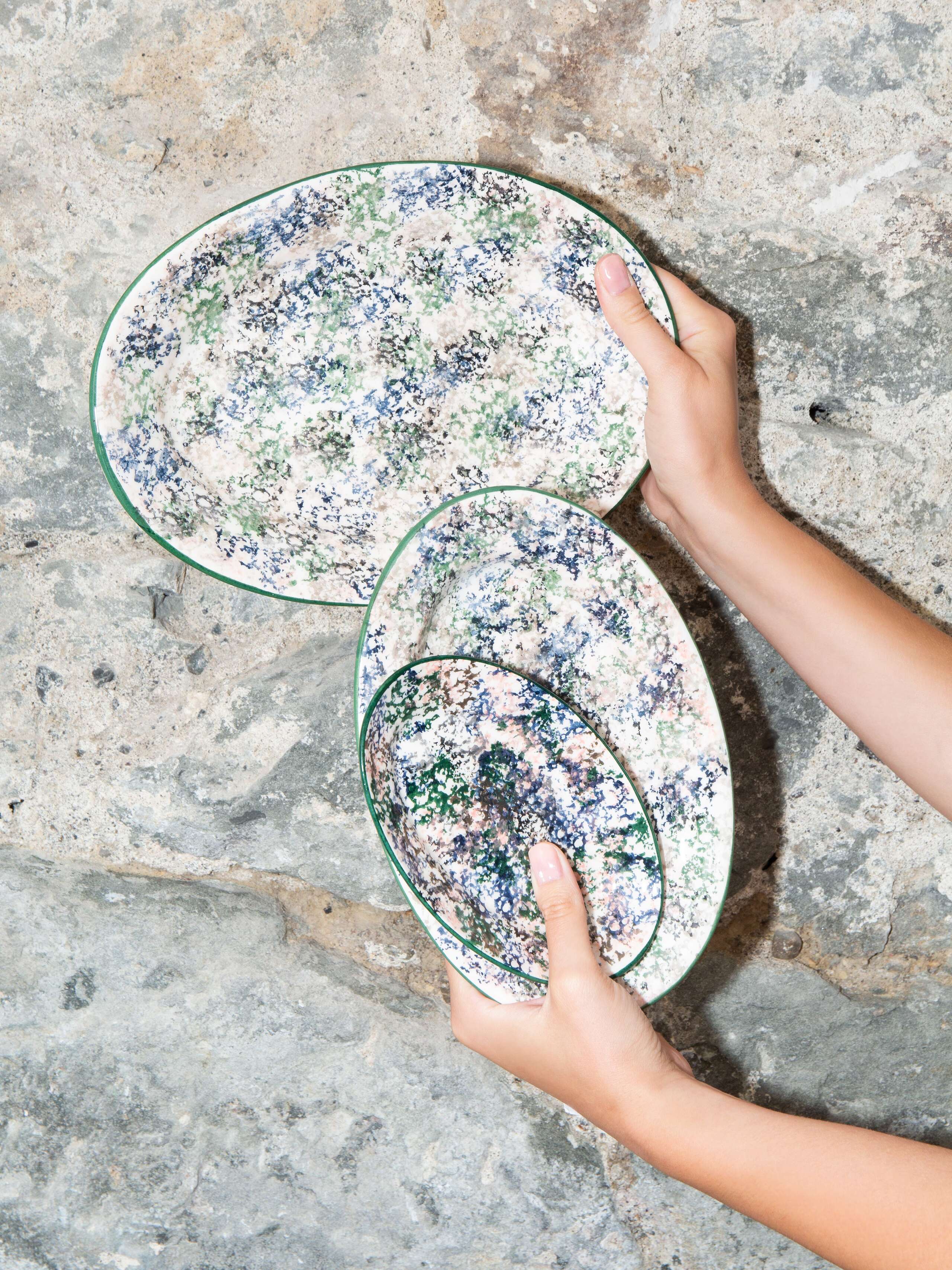 Natural print multi-color collection