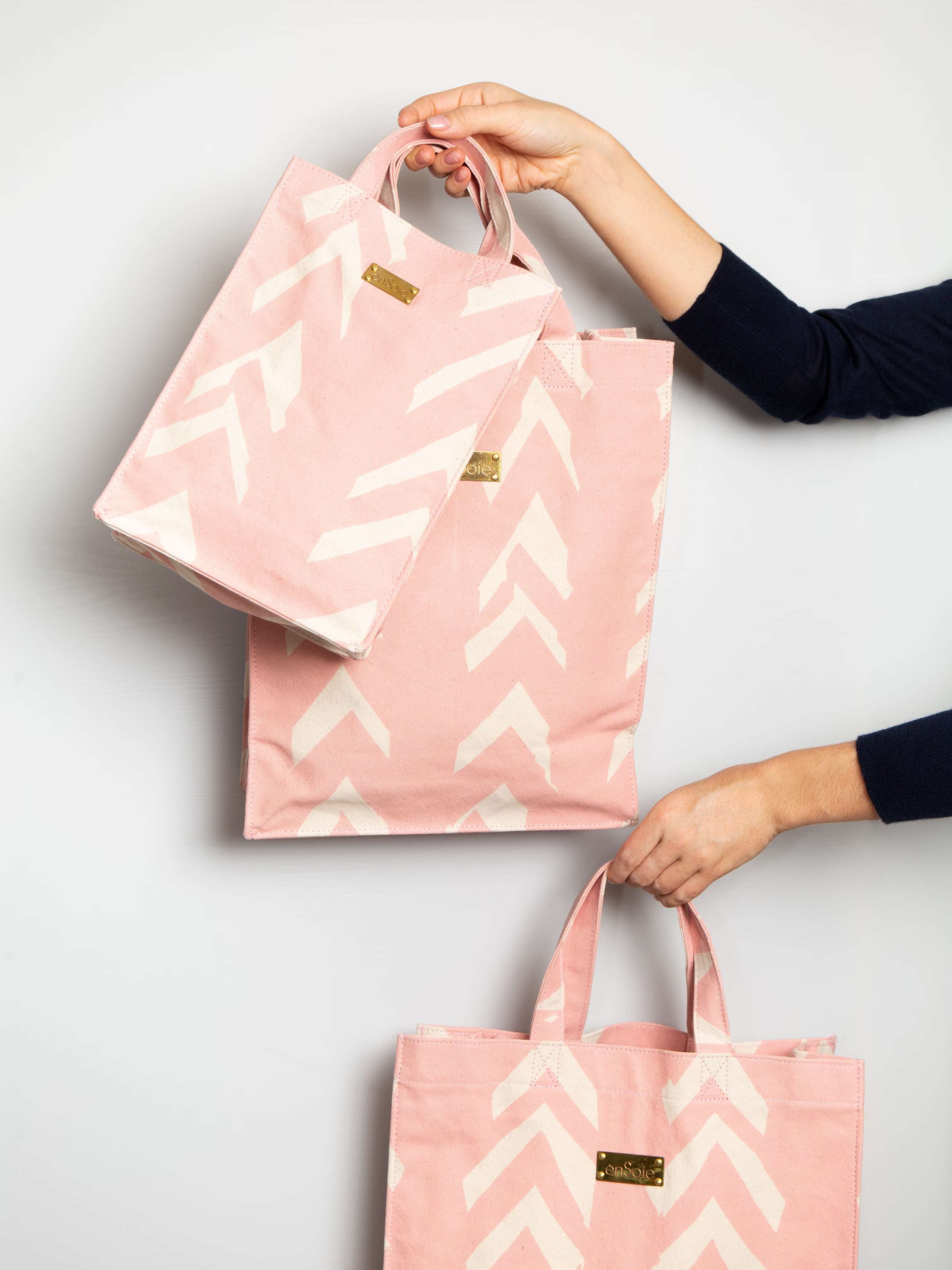 fishbone cabas bag