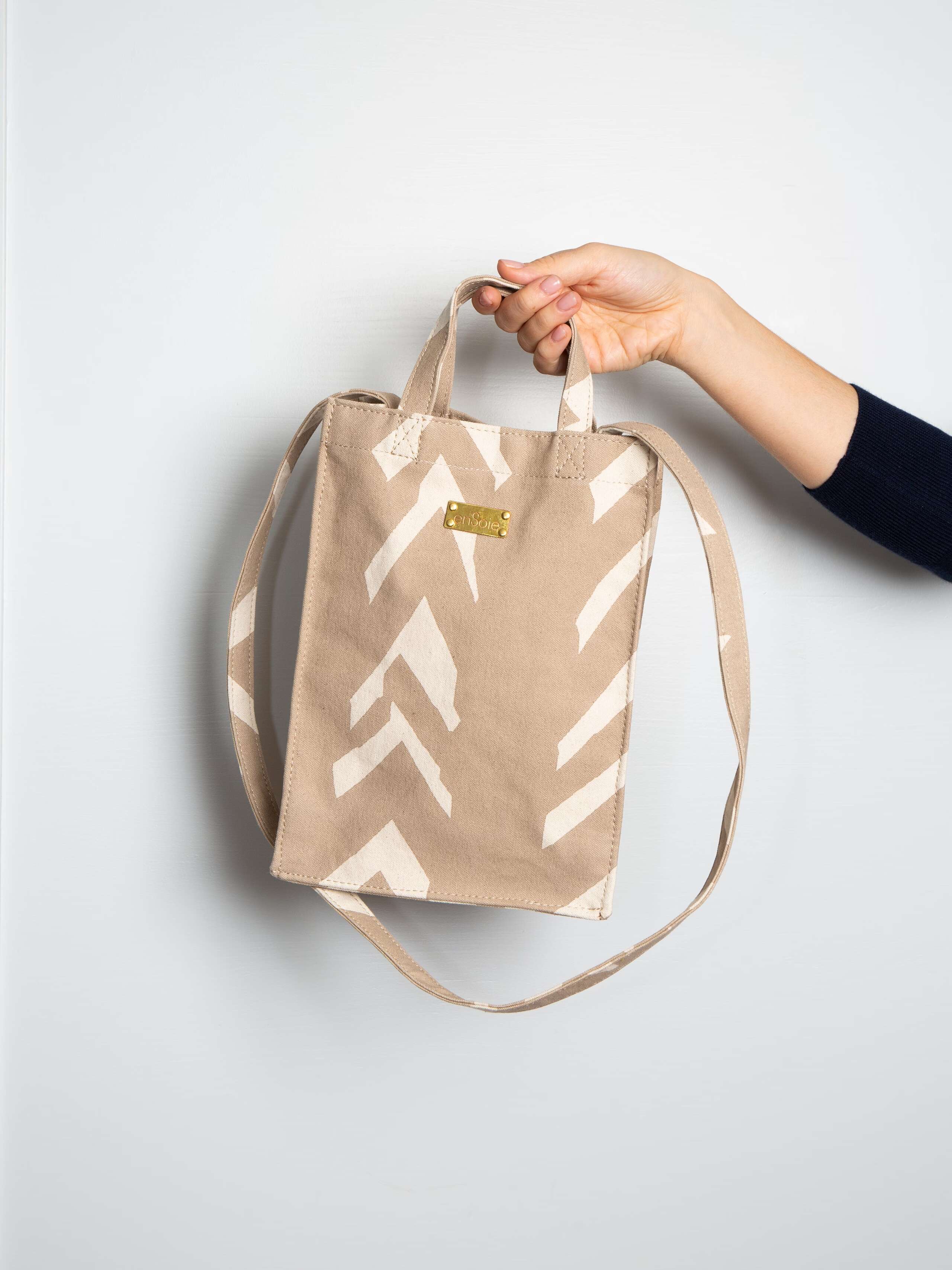fishbone cabas bag