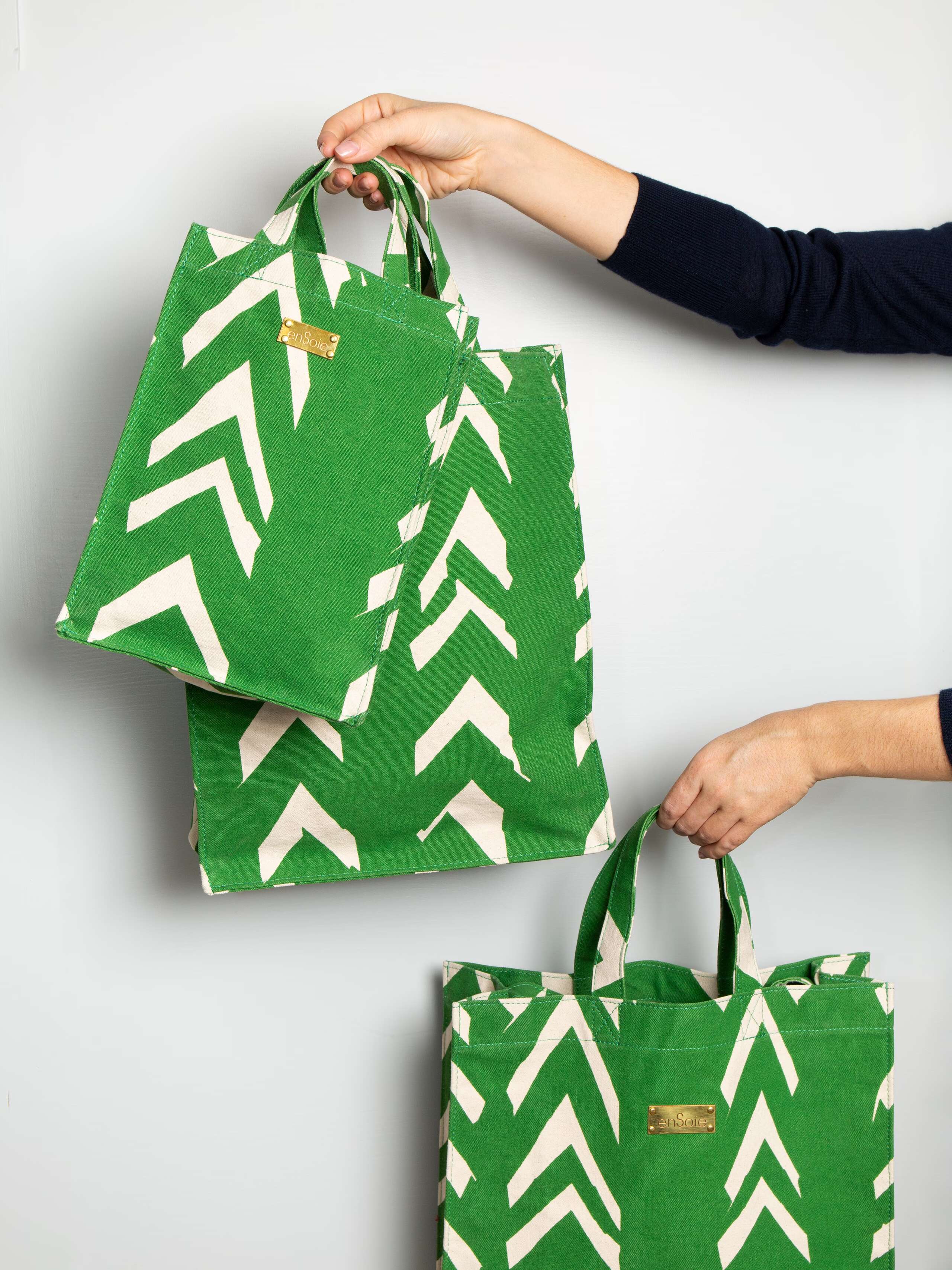 fishbone cabas bag