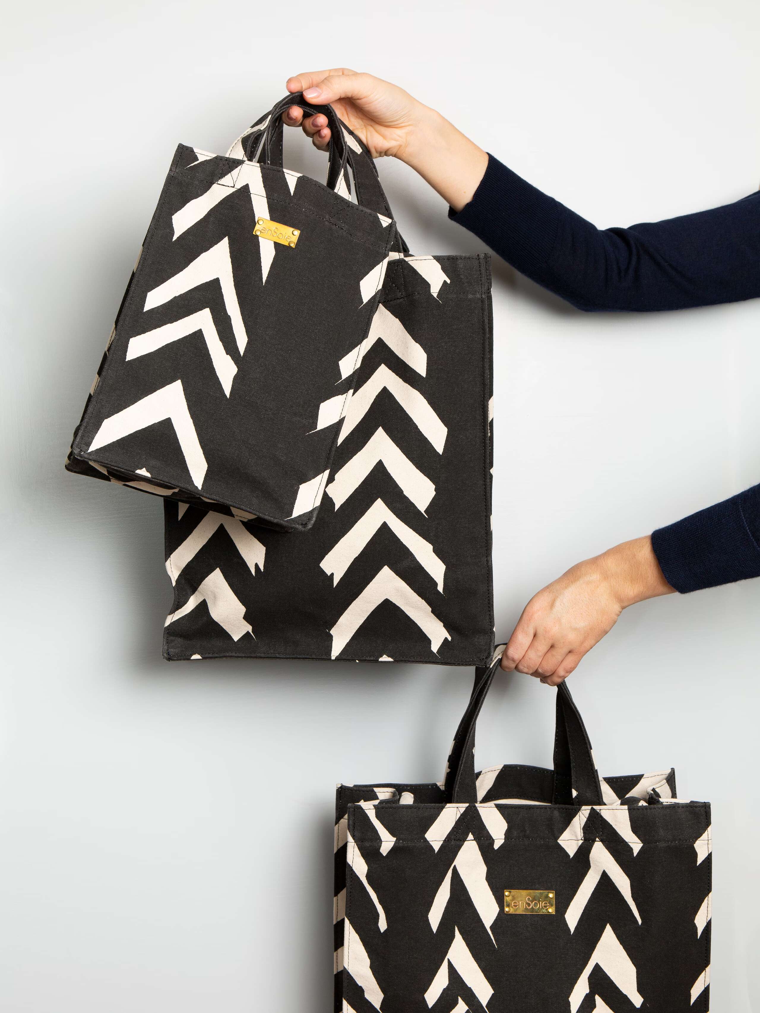 fishbone cabas bag